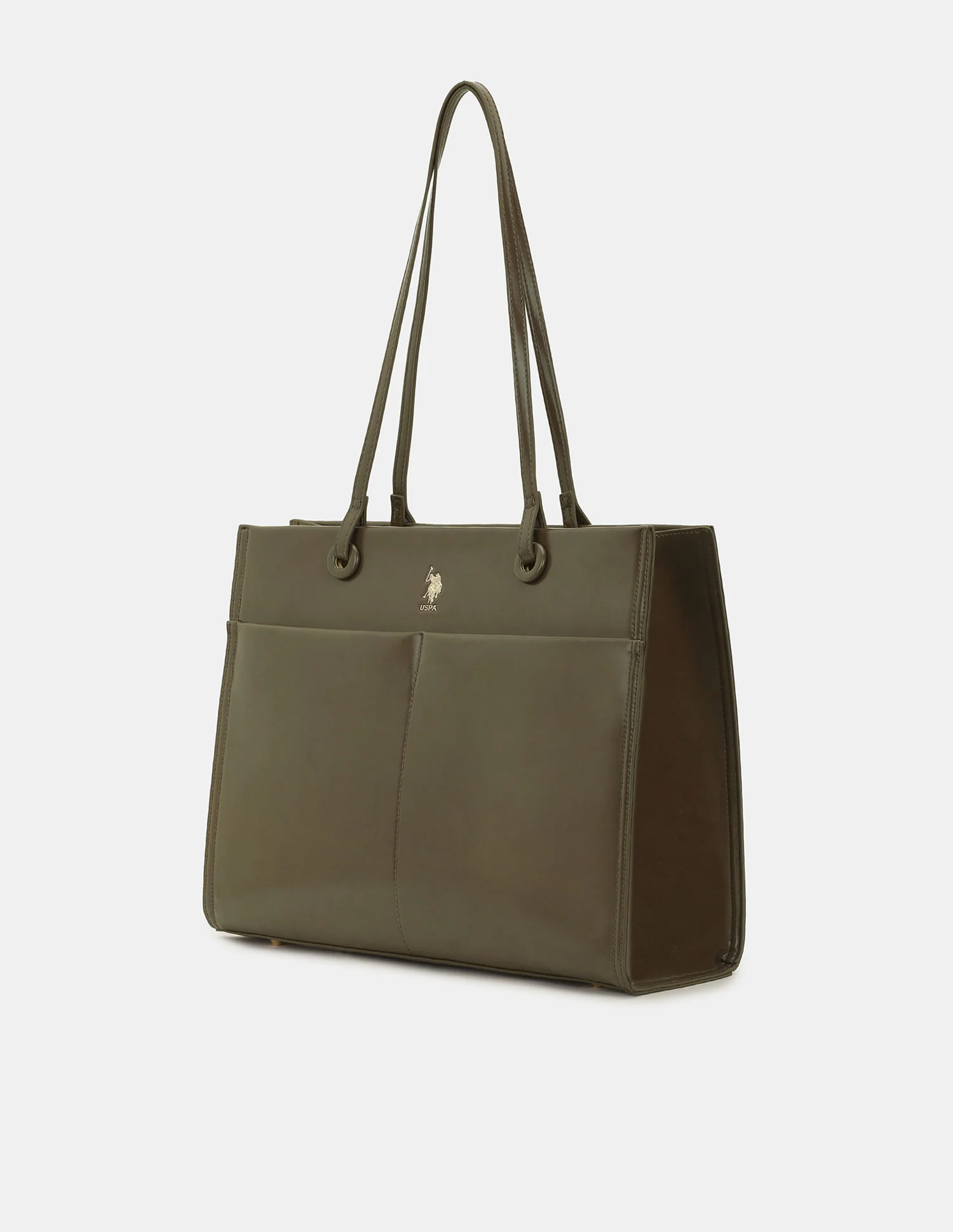 Women Bria Solid Tote Bag with Multipurpose Compartment - Image 2