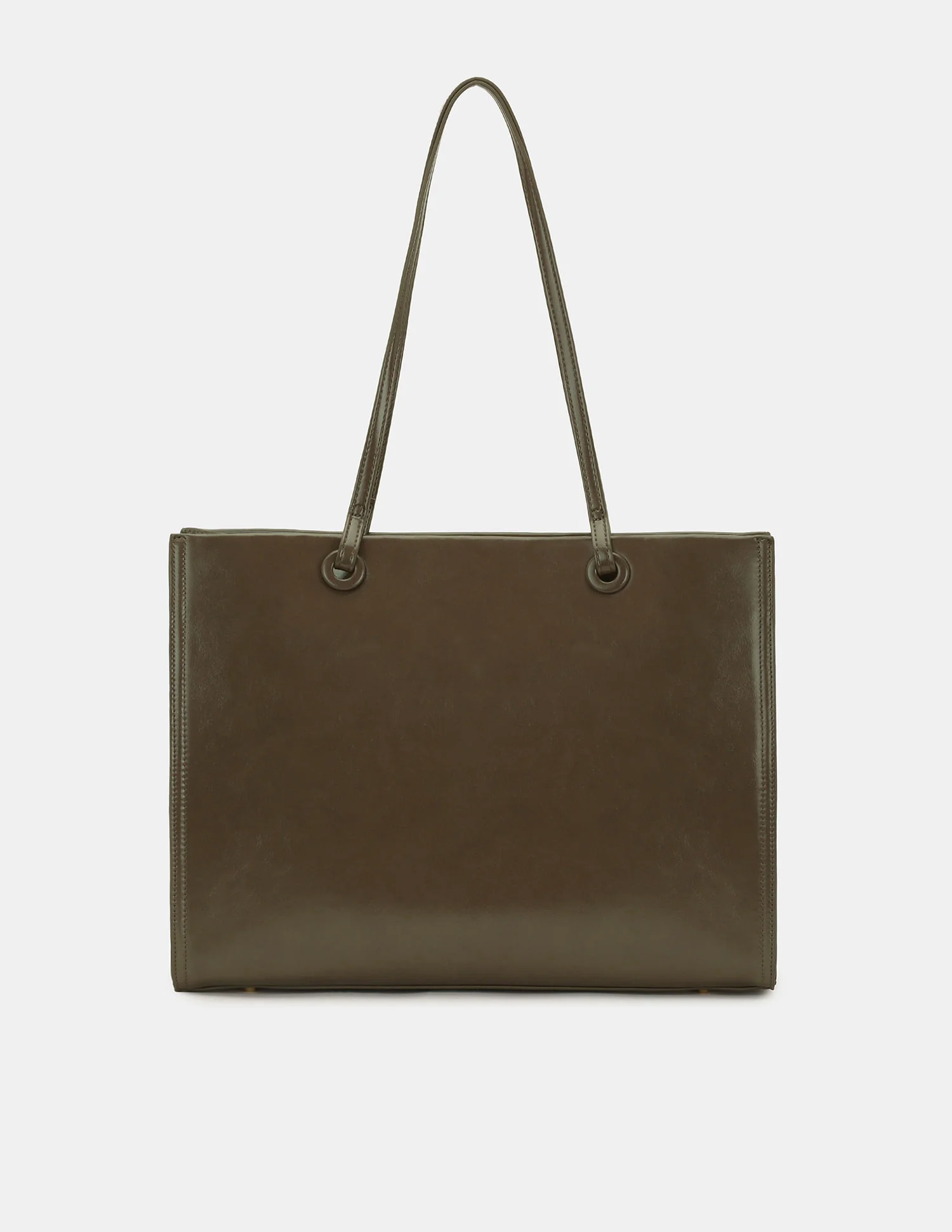Women Bria Solid Tote Bag with Multipurpose Compartment - Image 4