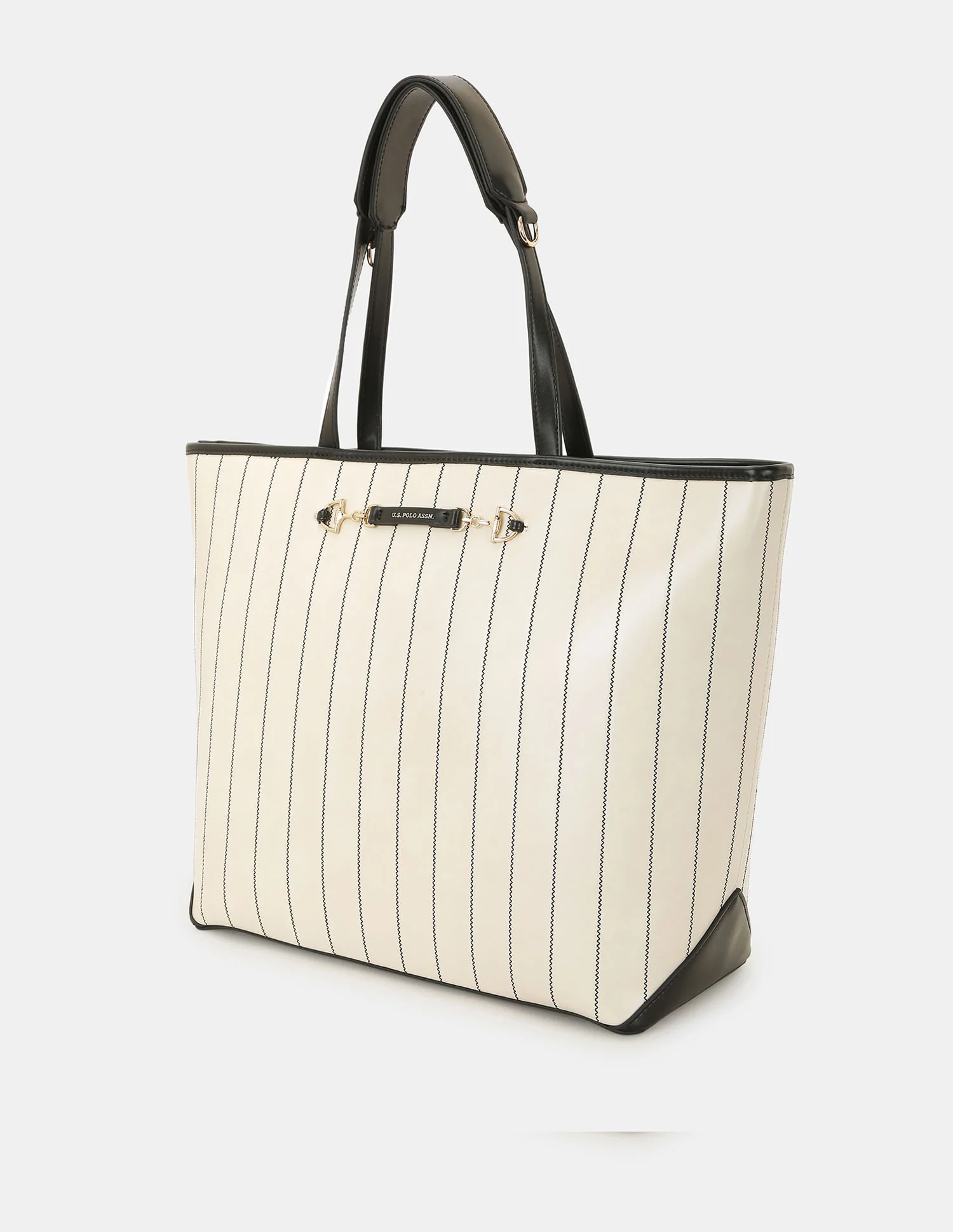 Women Bunny Striped Office Tote bag - Image 2