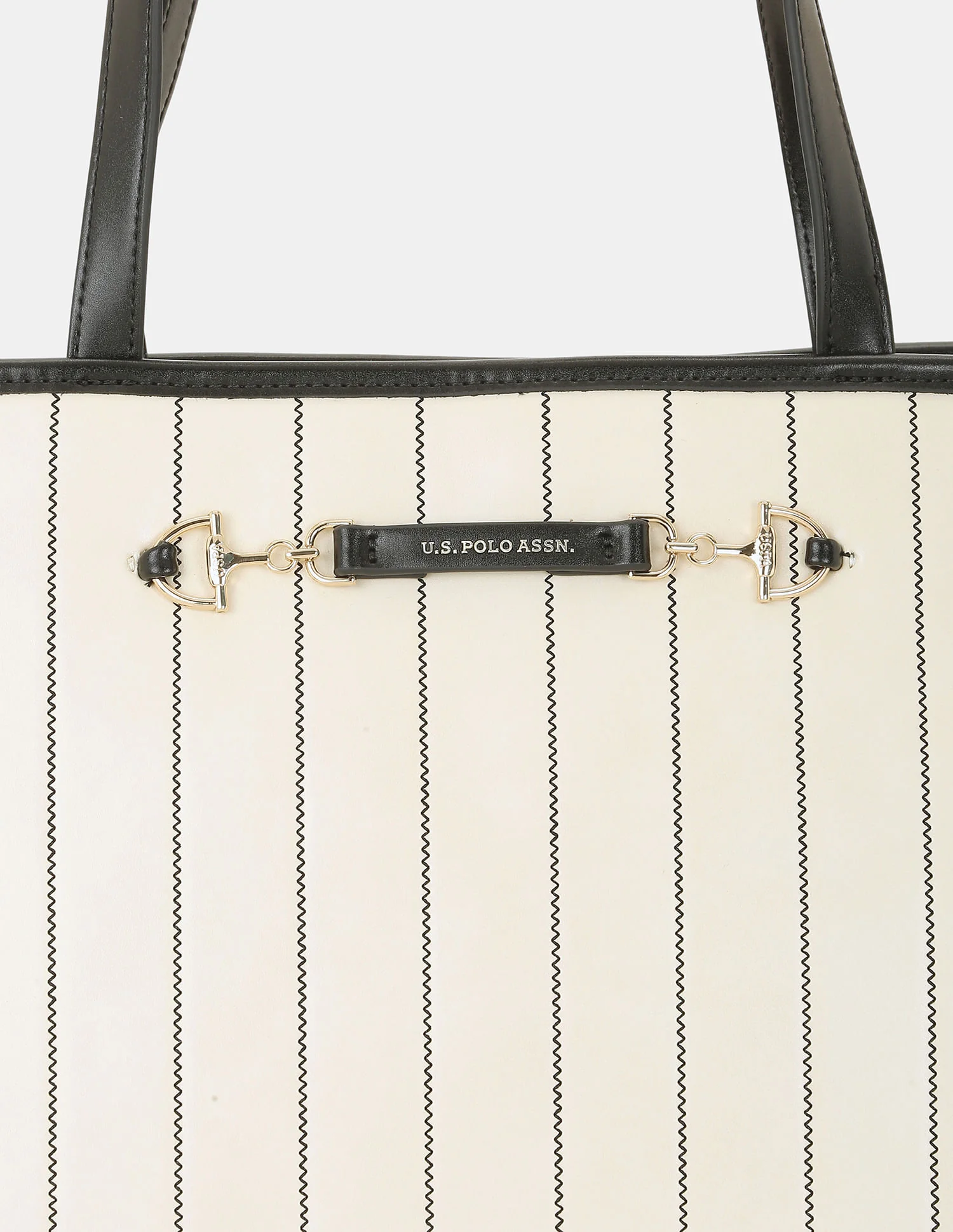 Women Bunny Striped Office Tote bag - Image 6