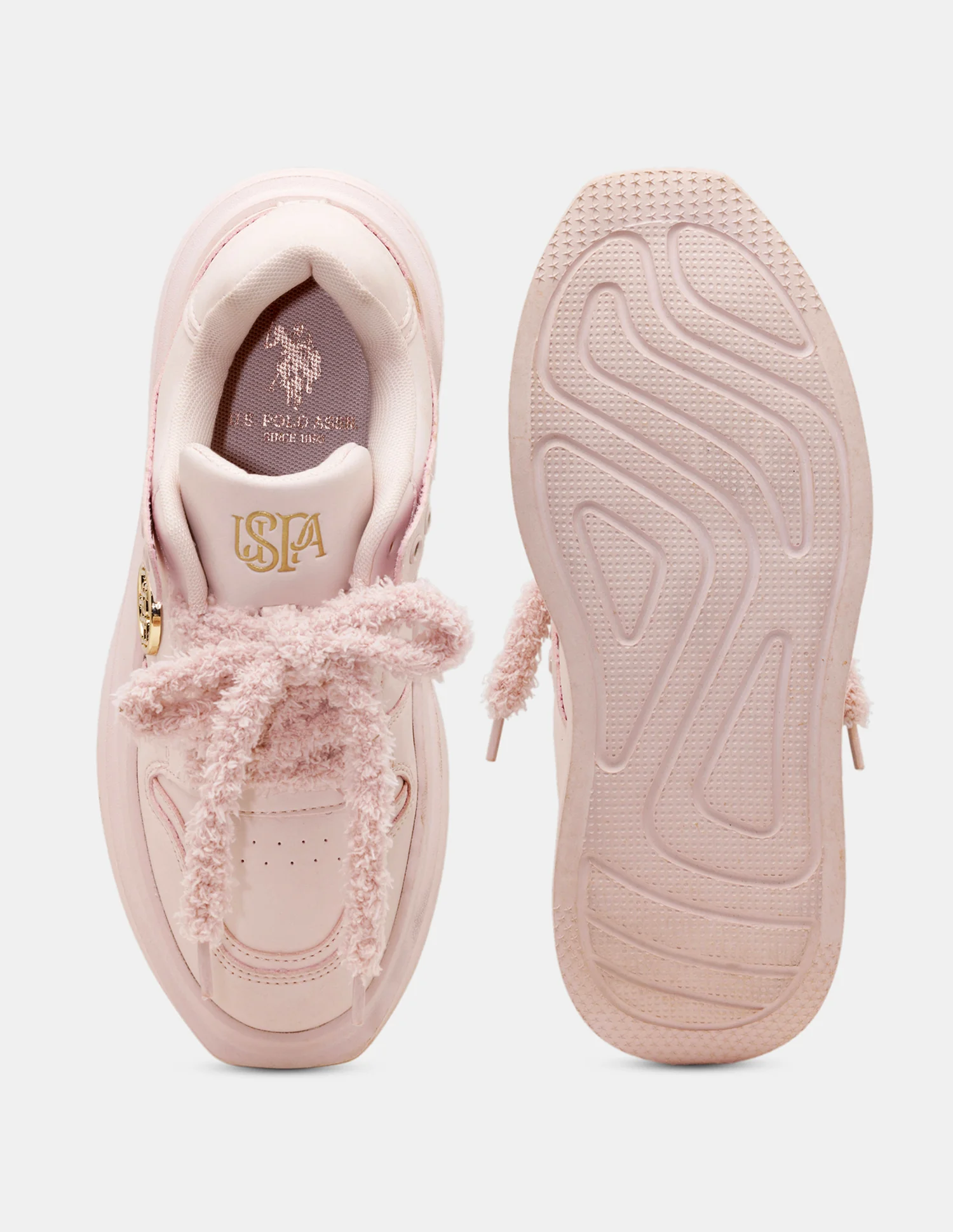 Women Burna 2.0 Round Toe Fur Lace-Ups Sneakers - Image 7