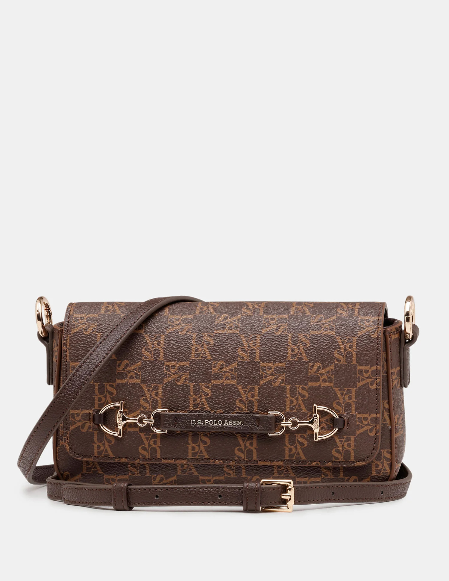 Women Cara Monogram Crossbody Bag - Image 7