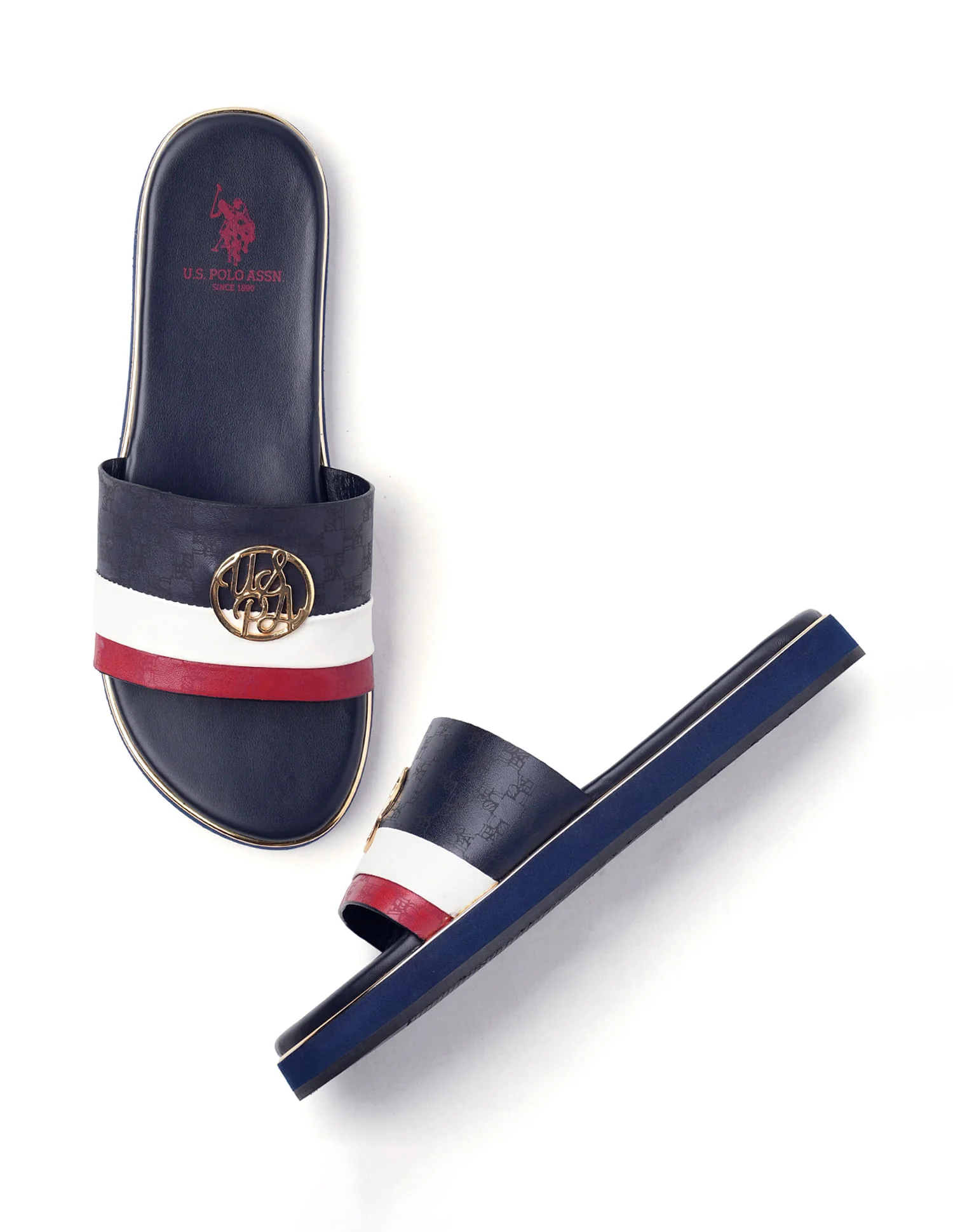 Women Colour Blocked Flat Slippers - Image 2