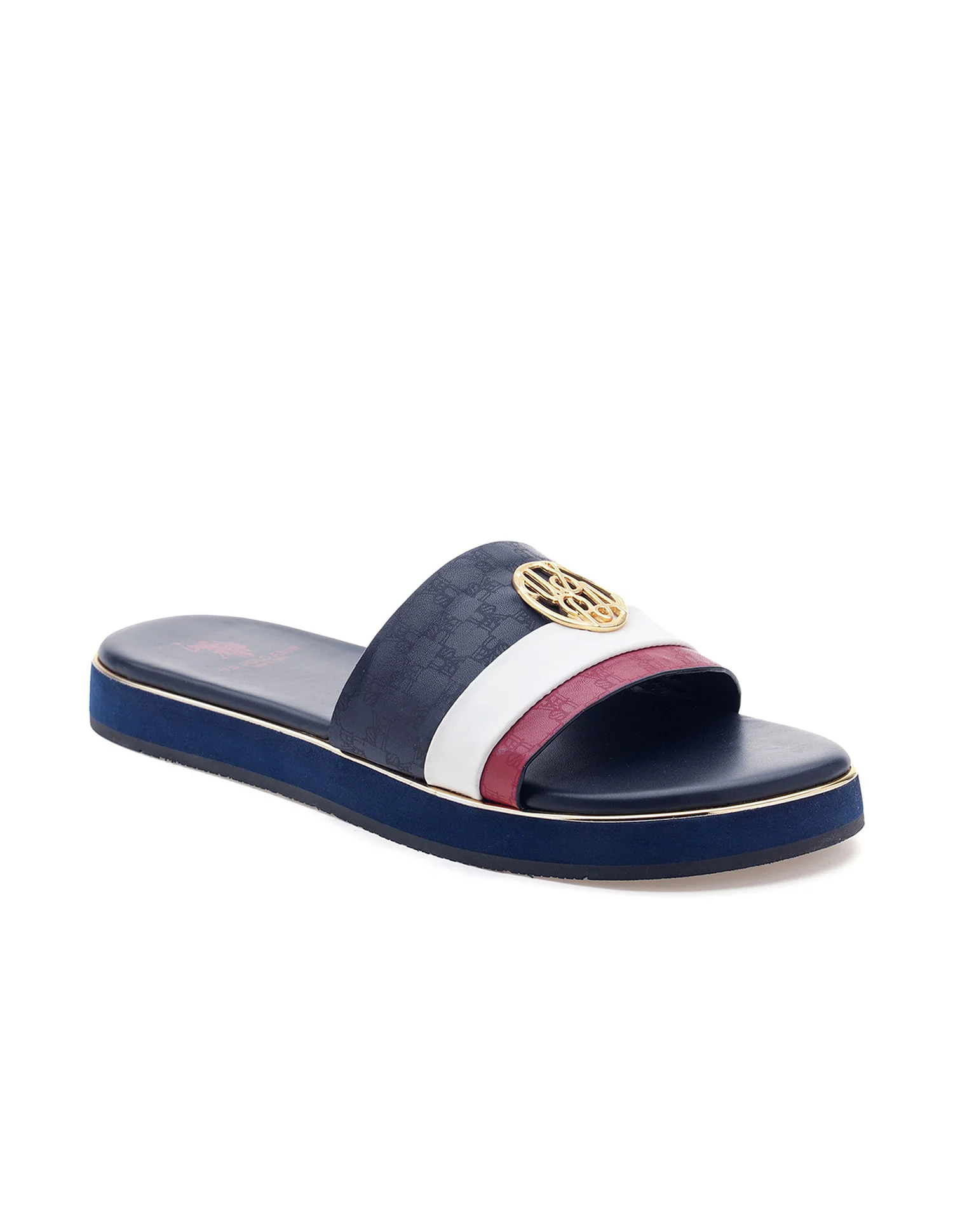 Women Colour Blocked Flat Slippers - Image 3