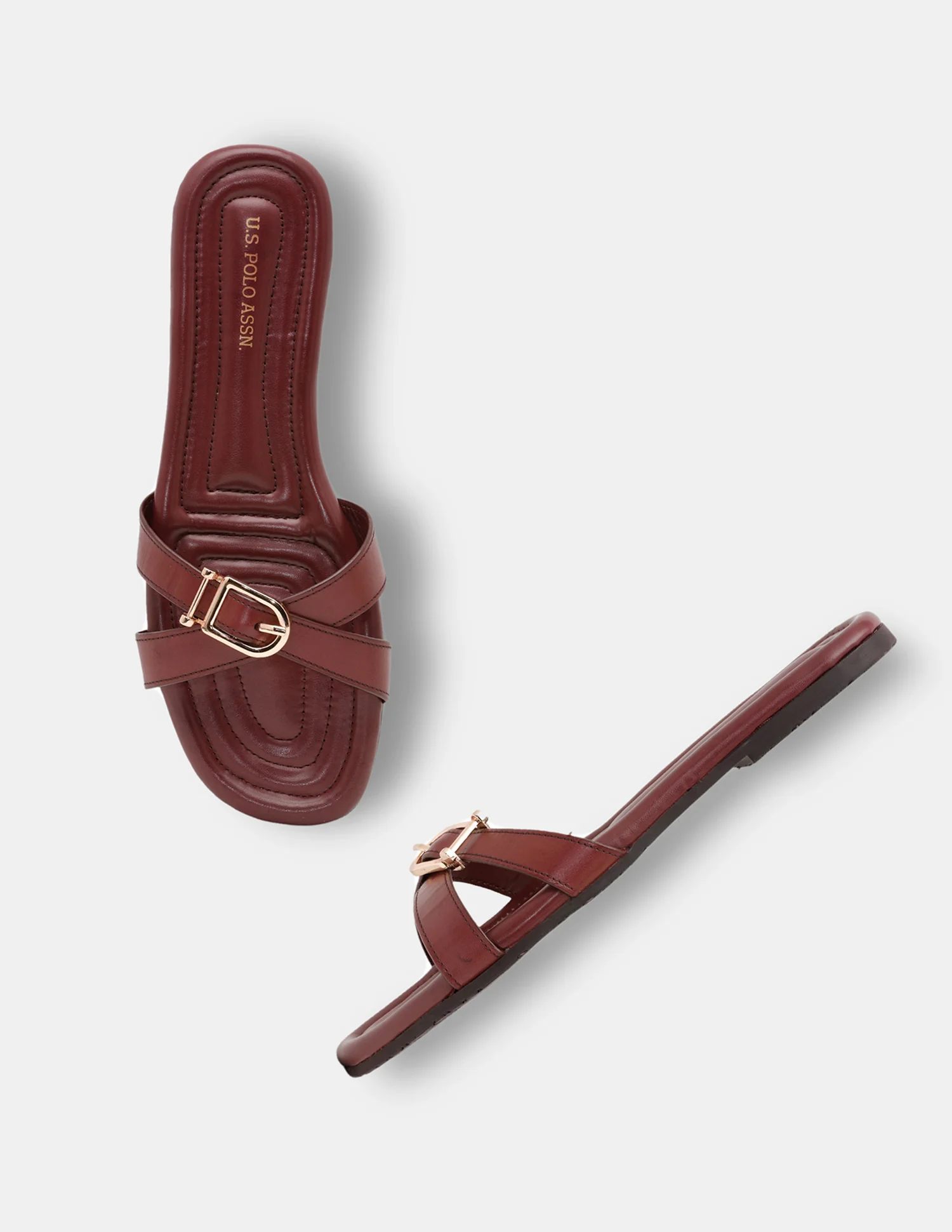 Women Dahye Textured Sole Cross Strap Sandals - Image 2