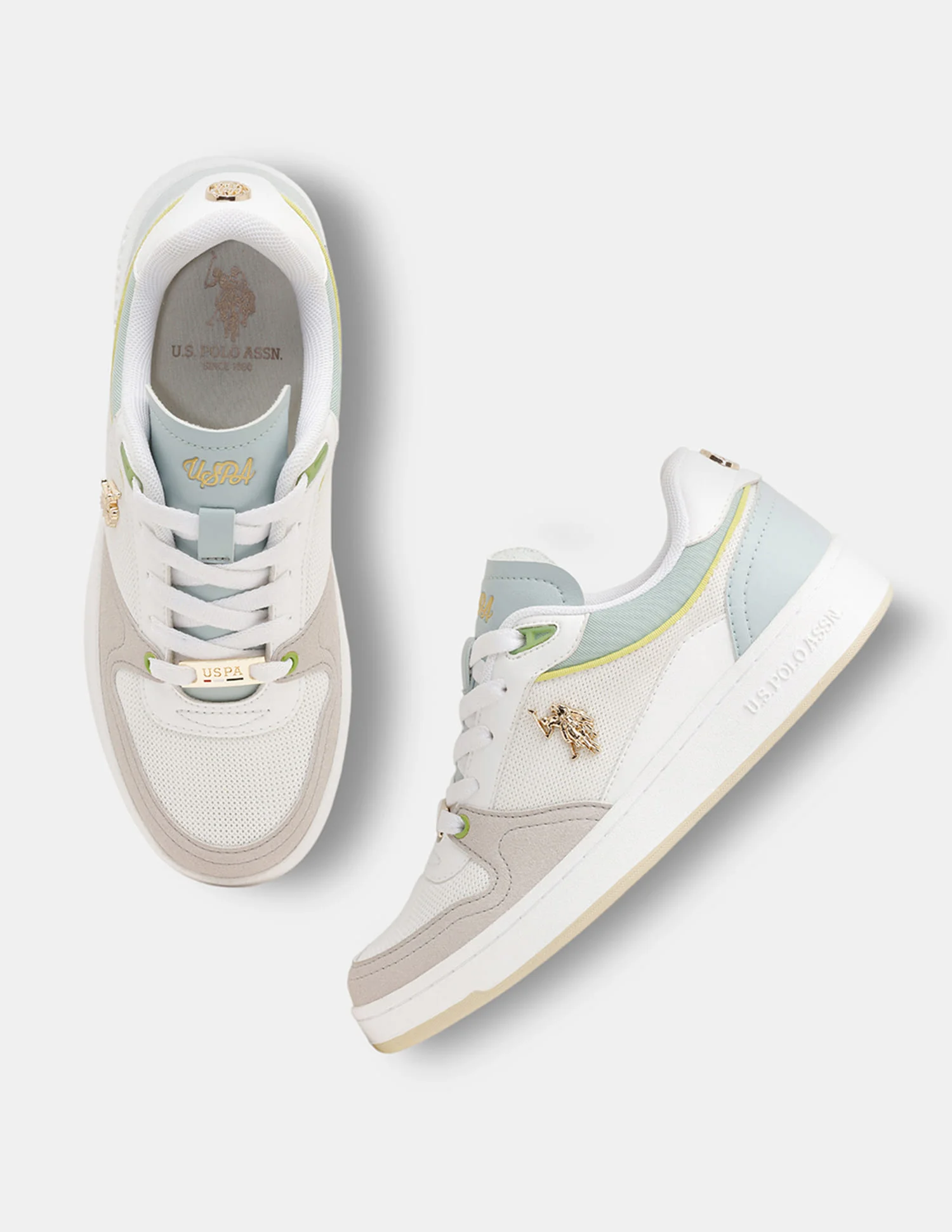 Women Della Round Toe Lace Ups Sneakers - Image 3