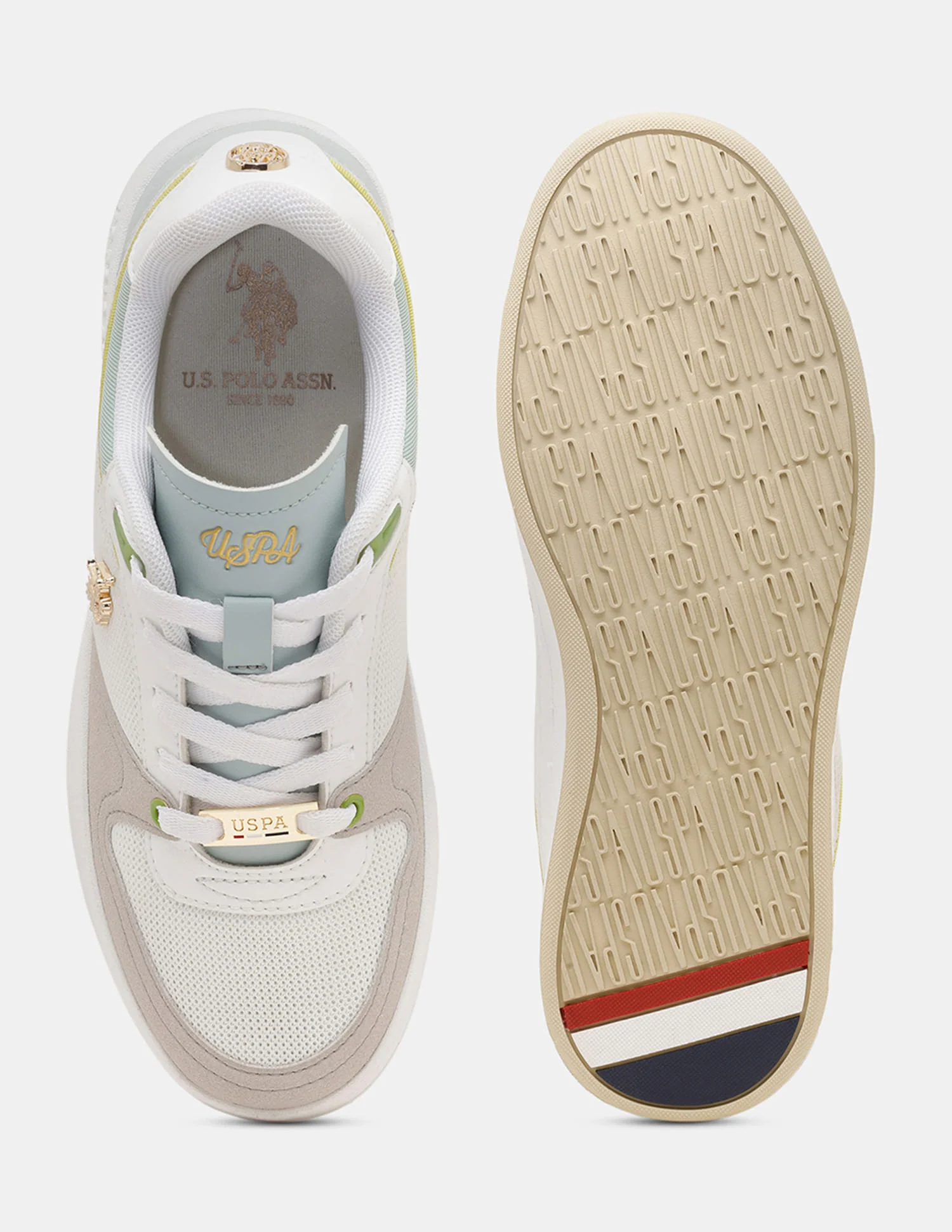 Women Della Round Toe Lace Ups Sneakers - Image 6