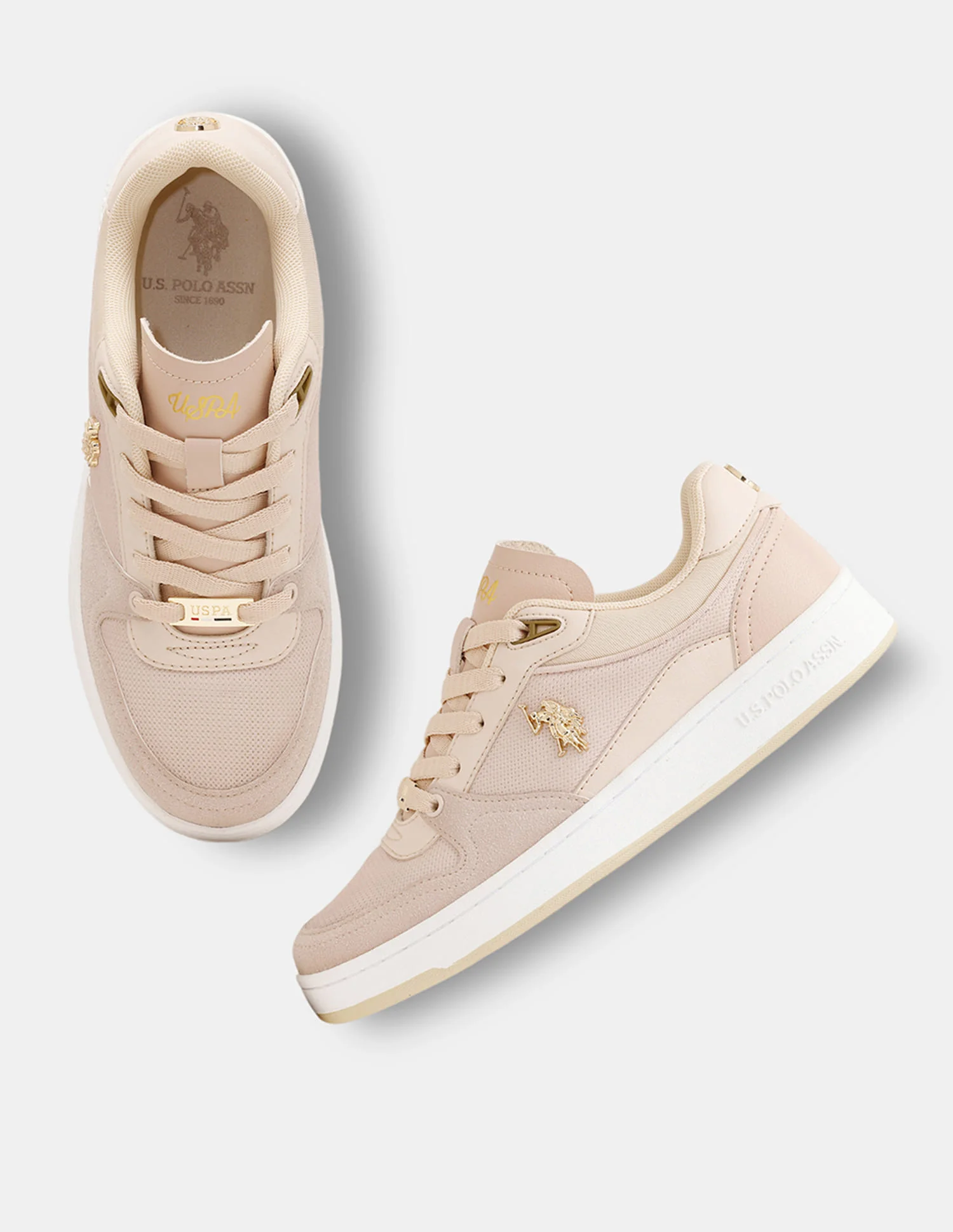 Women Della Round Toe Lace Ups Sneakers - Image 3