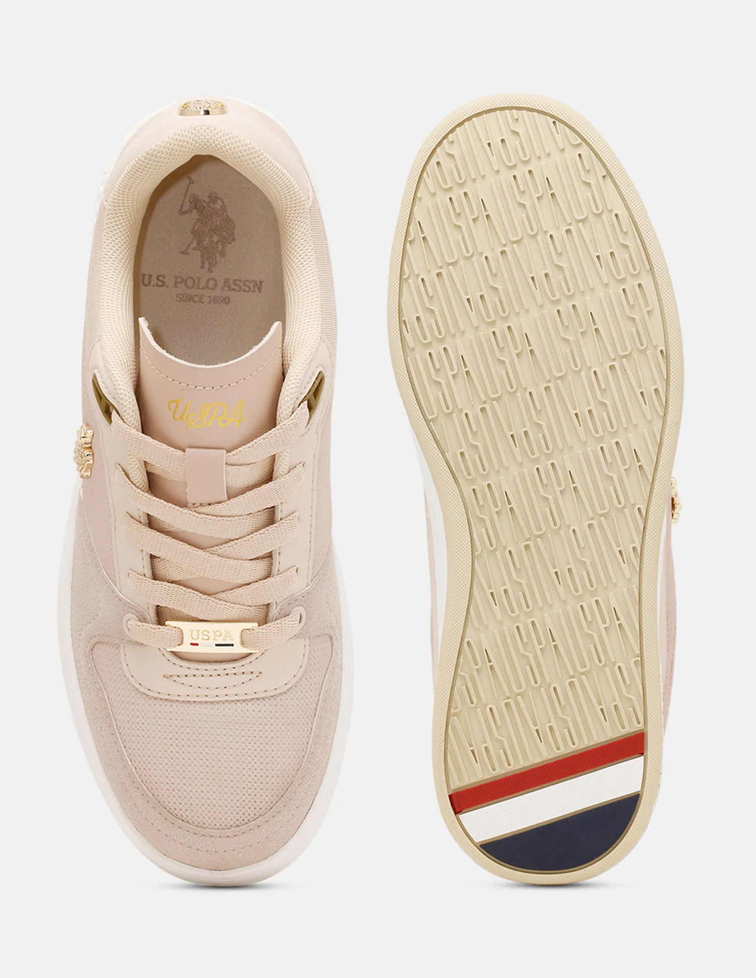 Women Della Round Toe Lace Ups Sneakers - Image 6