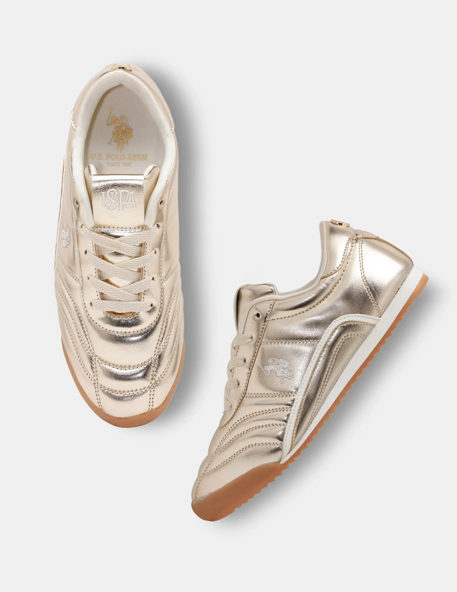 Women Ellery Metallic Lace Ups Sneakers - Image 2