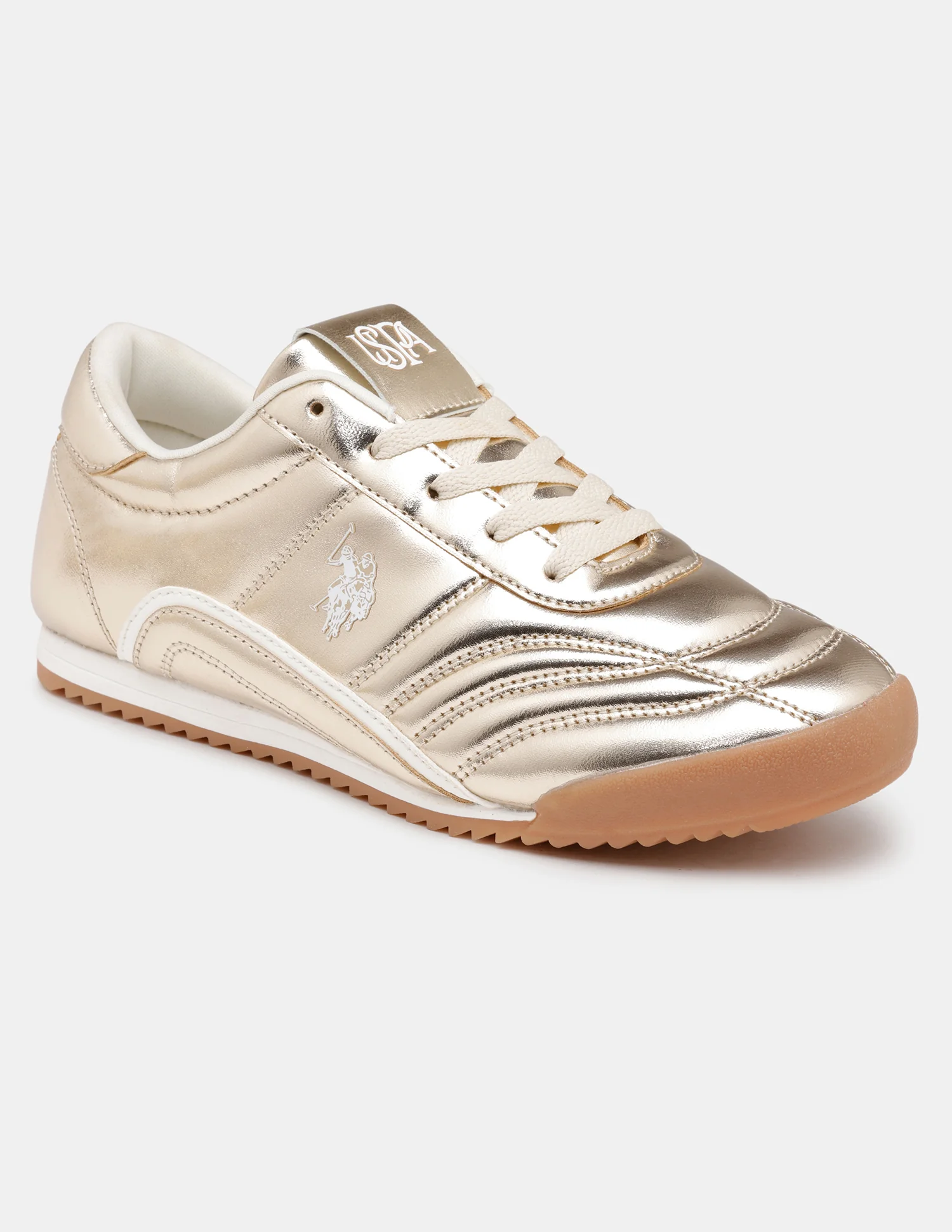 Women Ellery Metallic Lace Ups Sneakers - Image 3