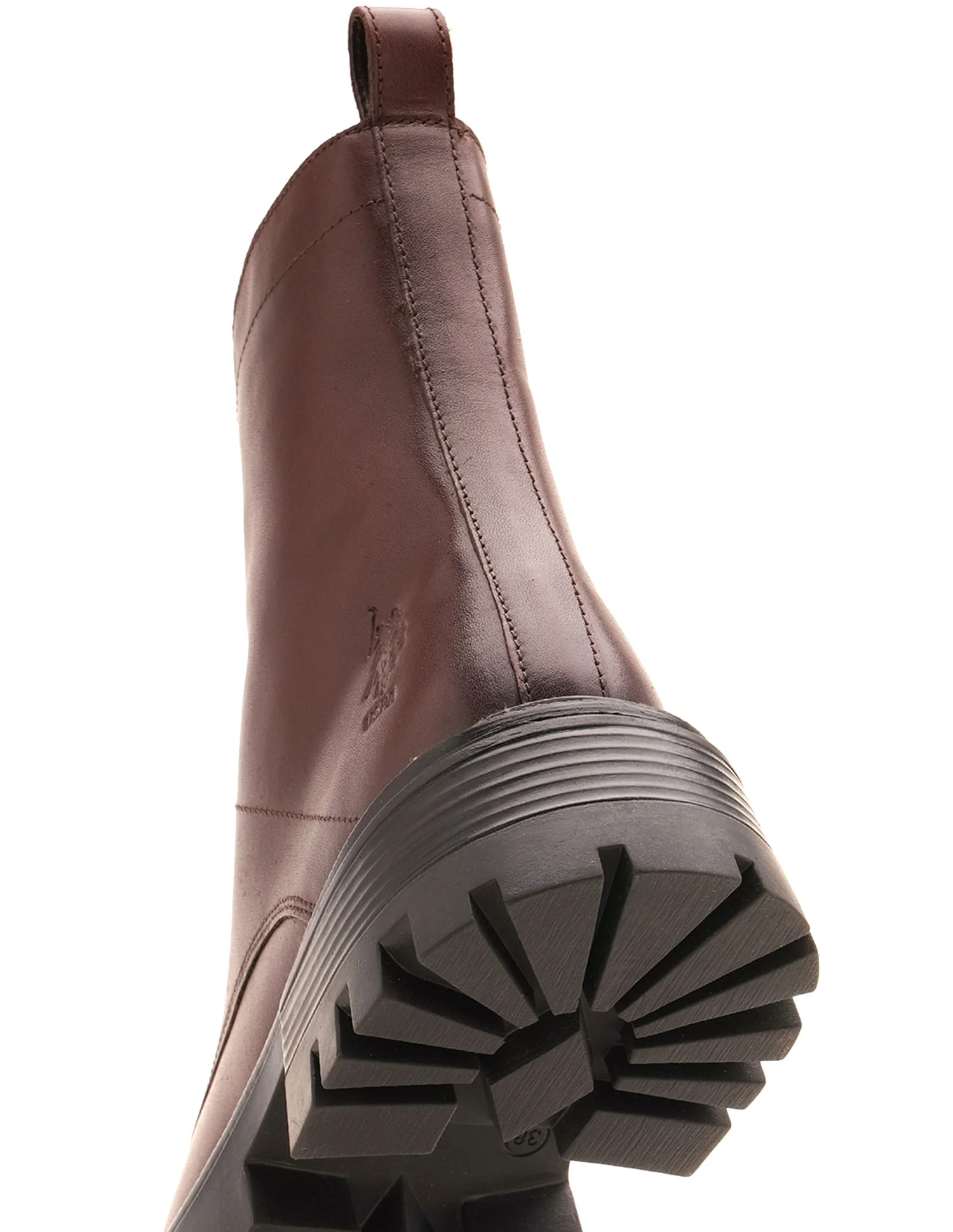 Women Fiorella Leather Combat Boots - Image 6
