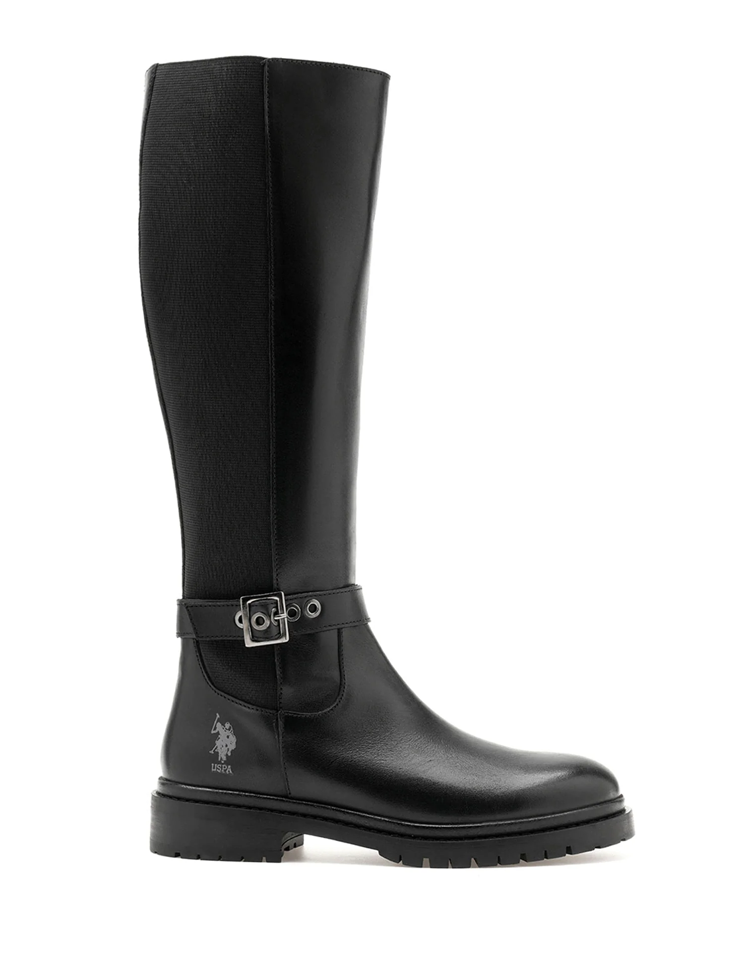 Women Giorgia Leather Riding Boots - Image 4