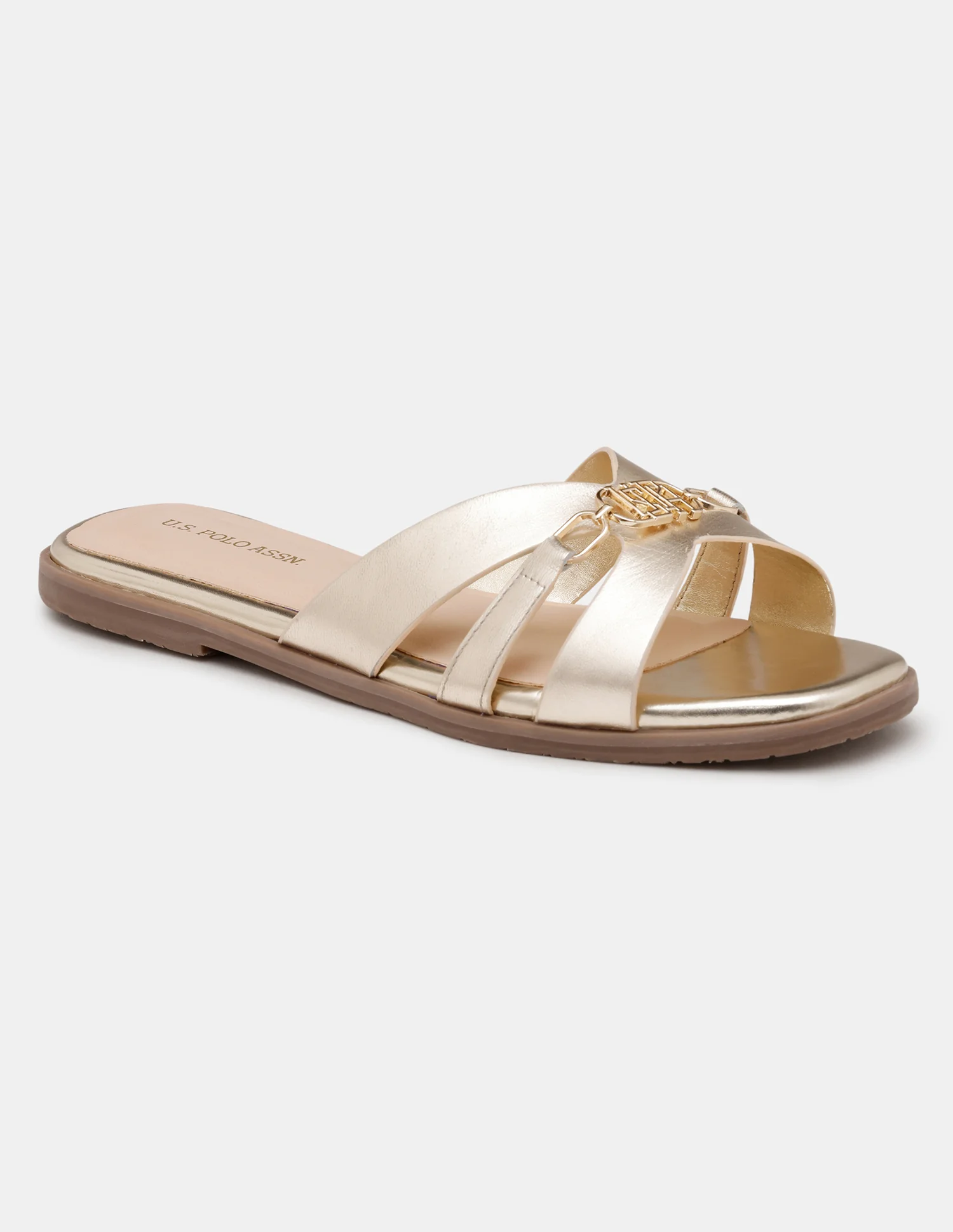 Women Harin Logo Accent Vamp Strap Sandals - Image 2