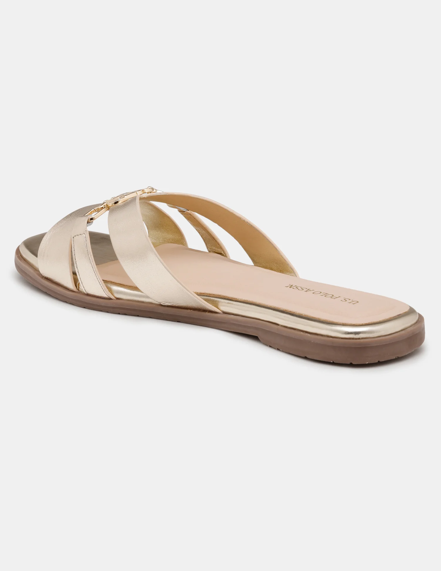 Women Harin Logo Accent Vamp Strap Sandals - Image 3