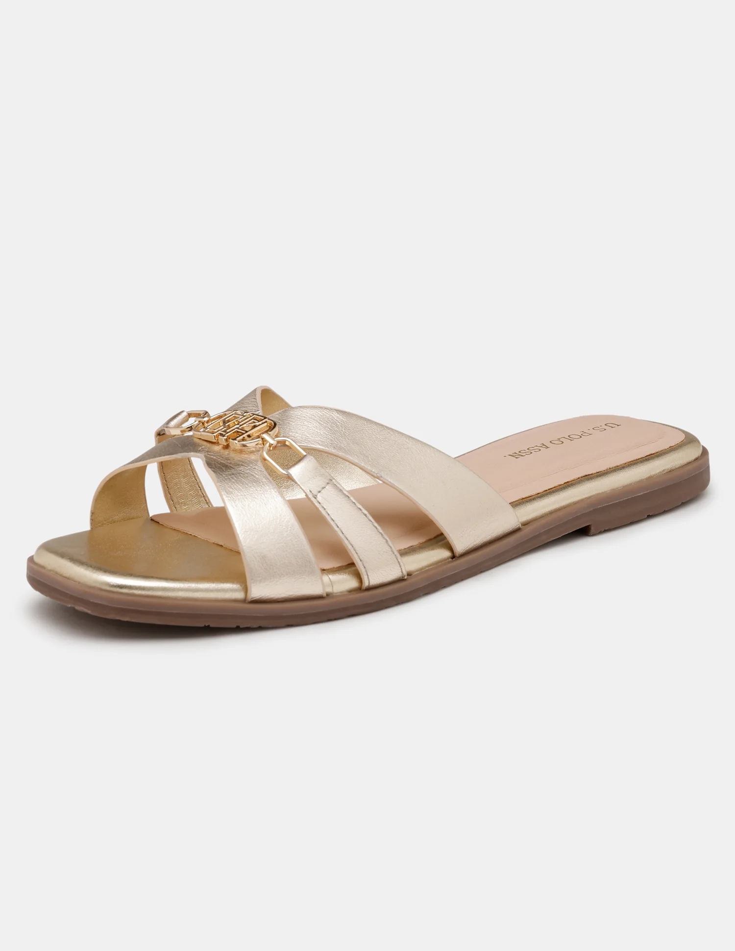 Women Harin Logo Accent Vamp Strap Sandals - Image 4