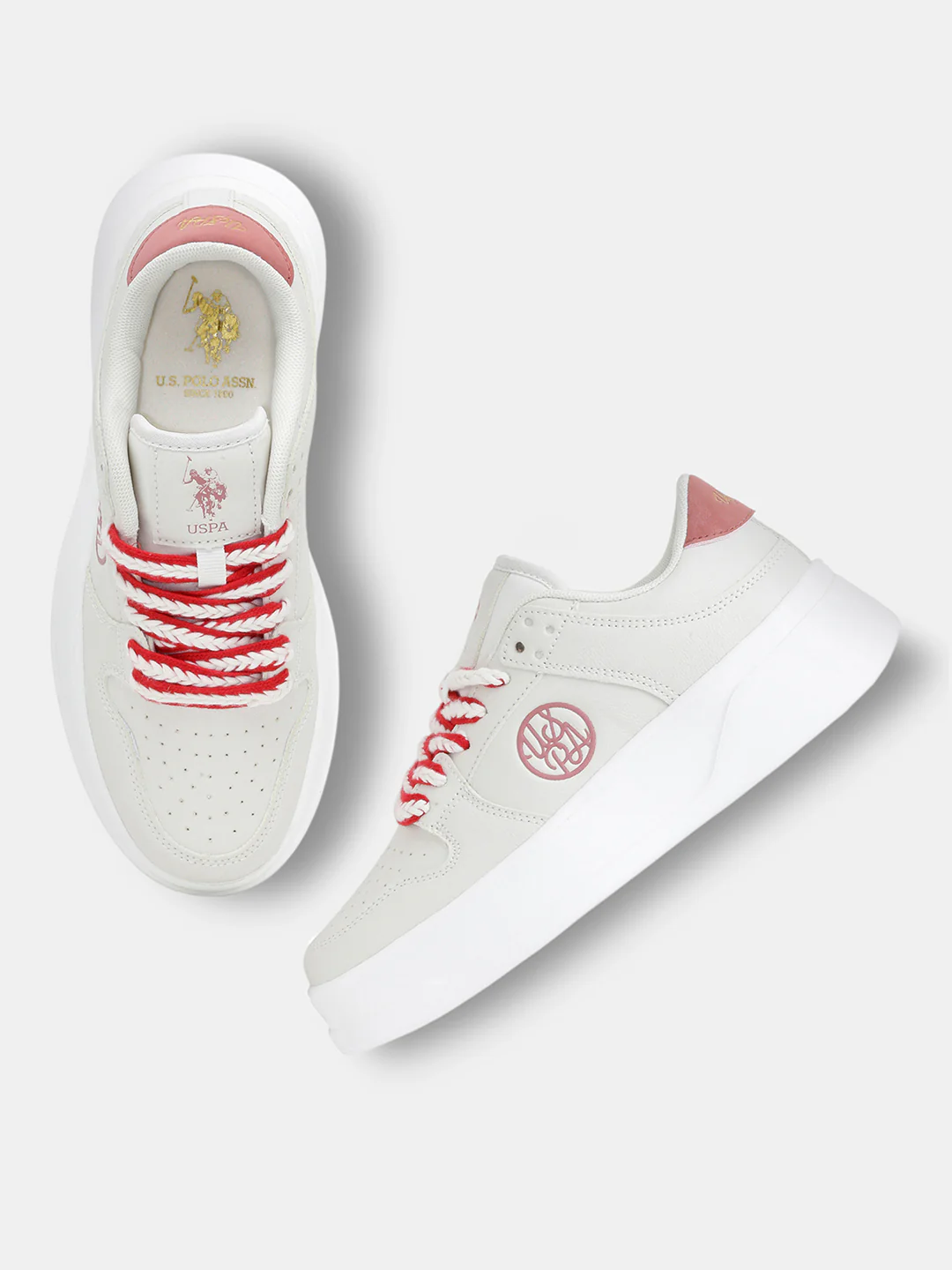 Women Lenora Lace Ups Round Toe Sneakers - Image 2