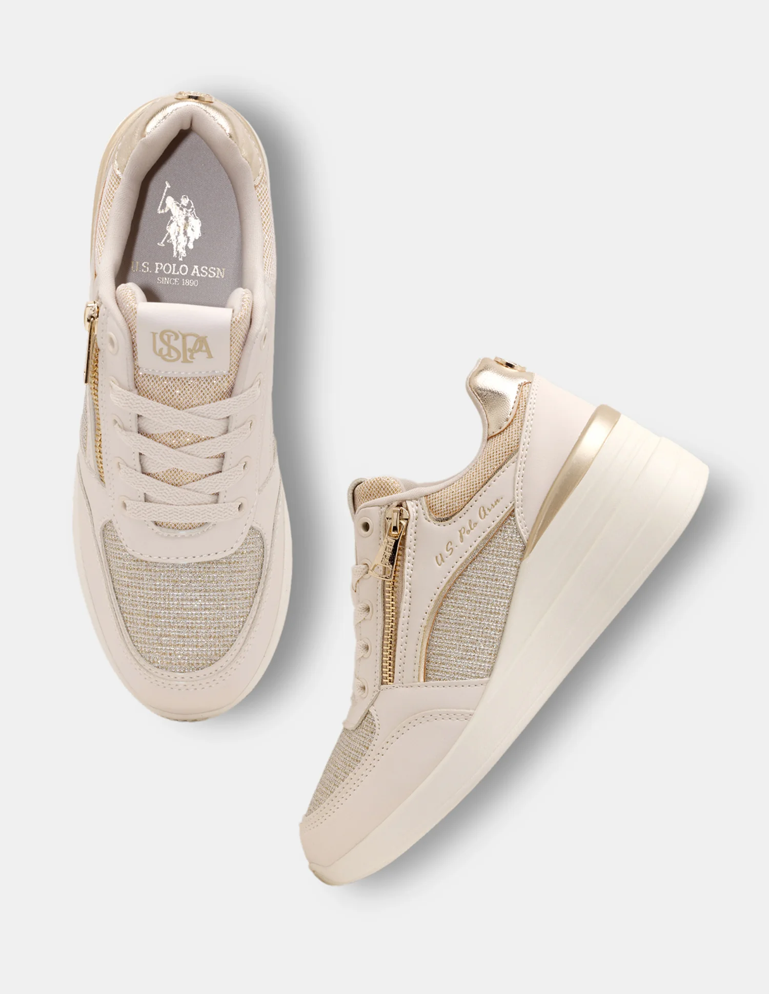 Women Liora Round Toe Textured Sneakers - Image 2