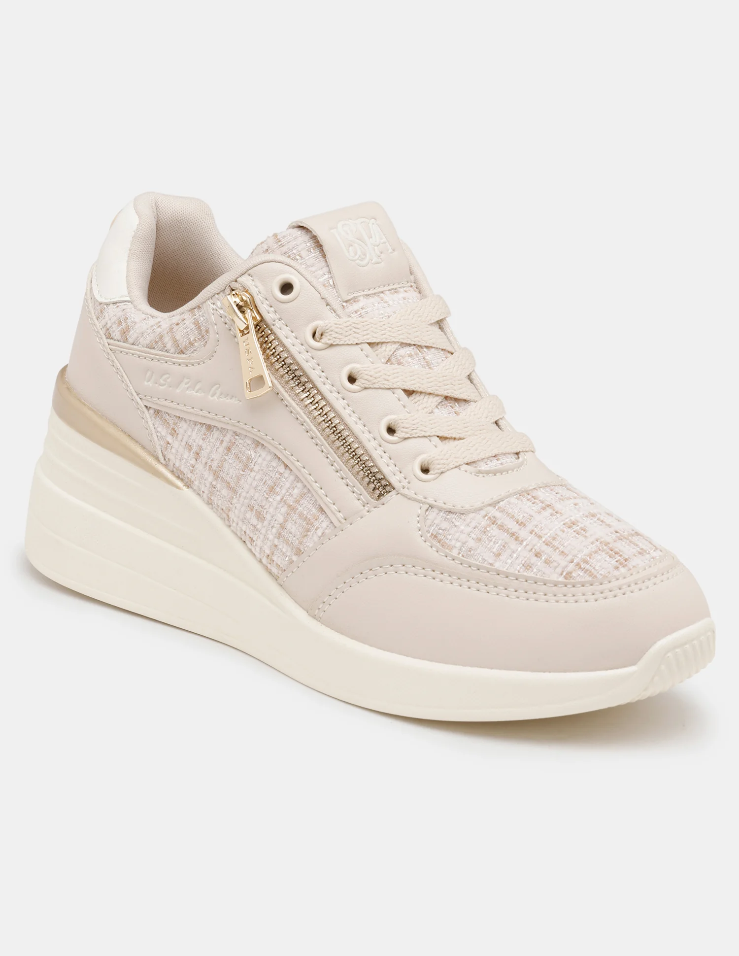 Women Liora Round Toe Textured Sneakers - Image 2