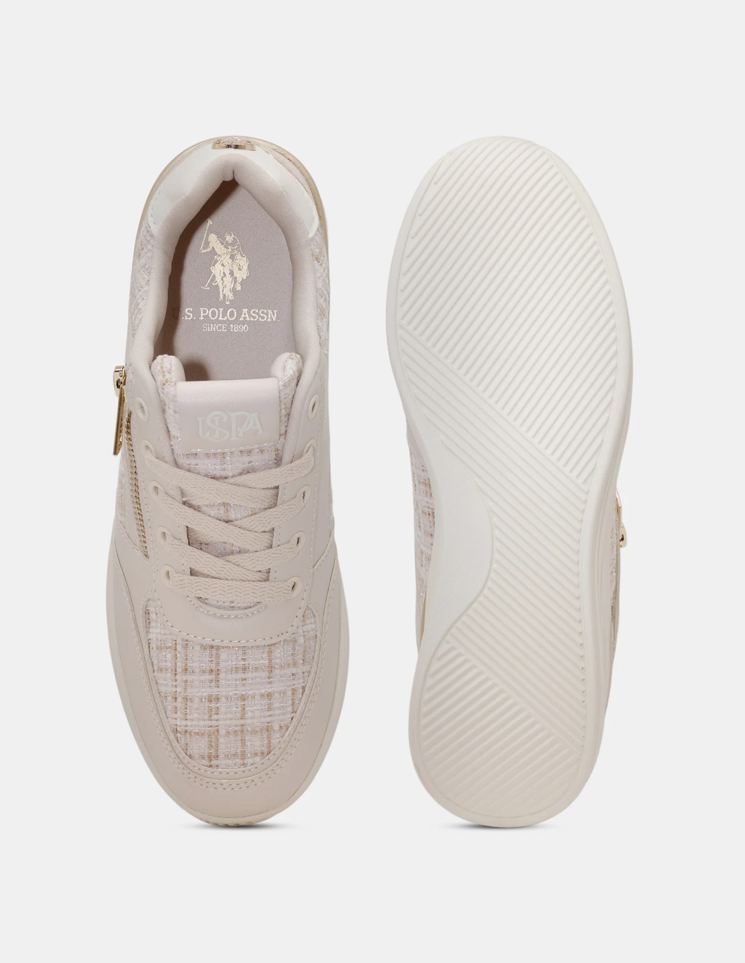 Women Liora Round Toe Textured Sneakers - Image 7