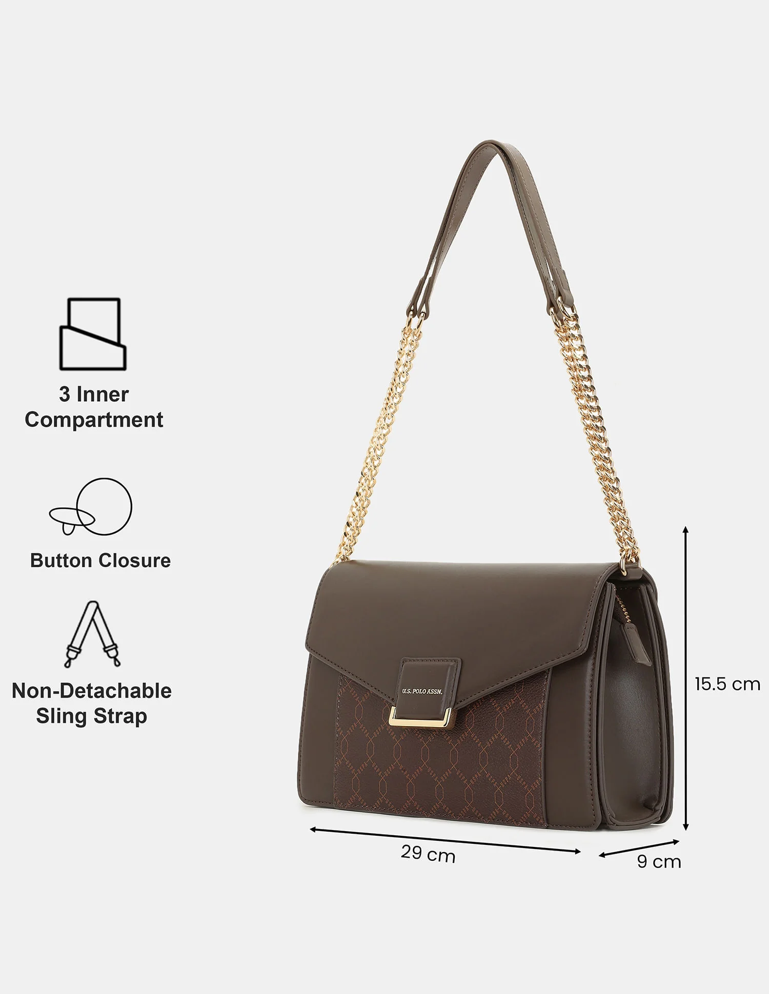 Women Bliss Structured Sling Bag - Image 4