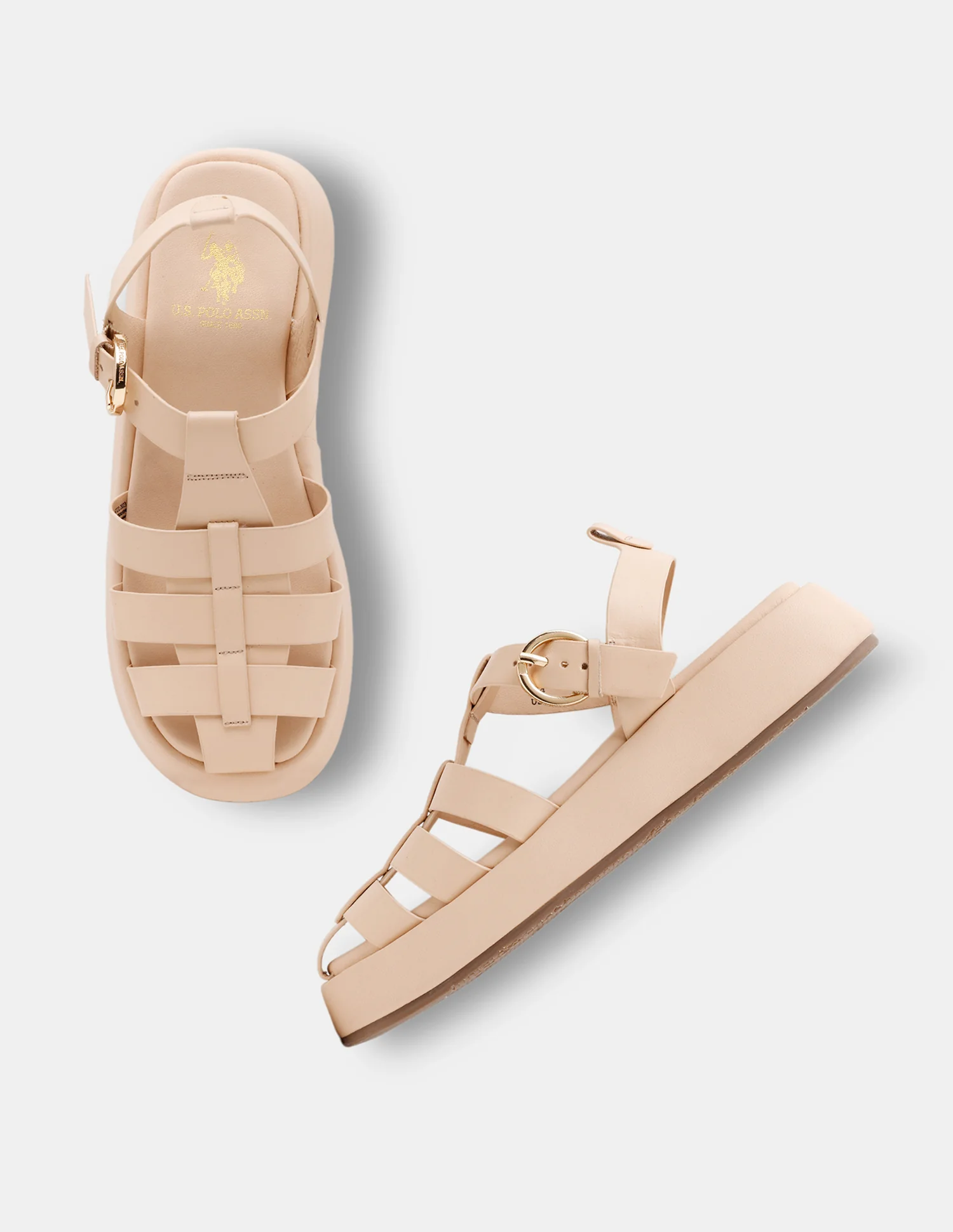 Women Multi Strap Nara Buckle Sandals - Image 2