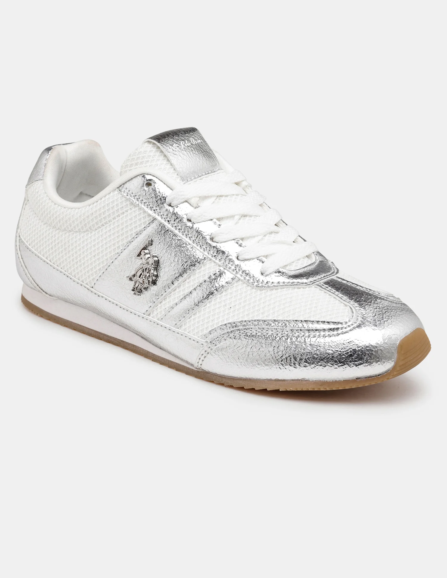 Women Reverie Textured Round Toe Sneakers - Image 2