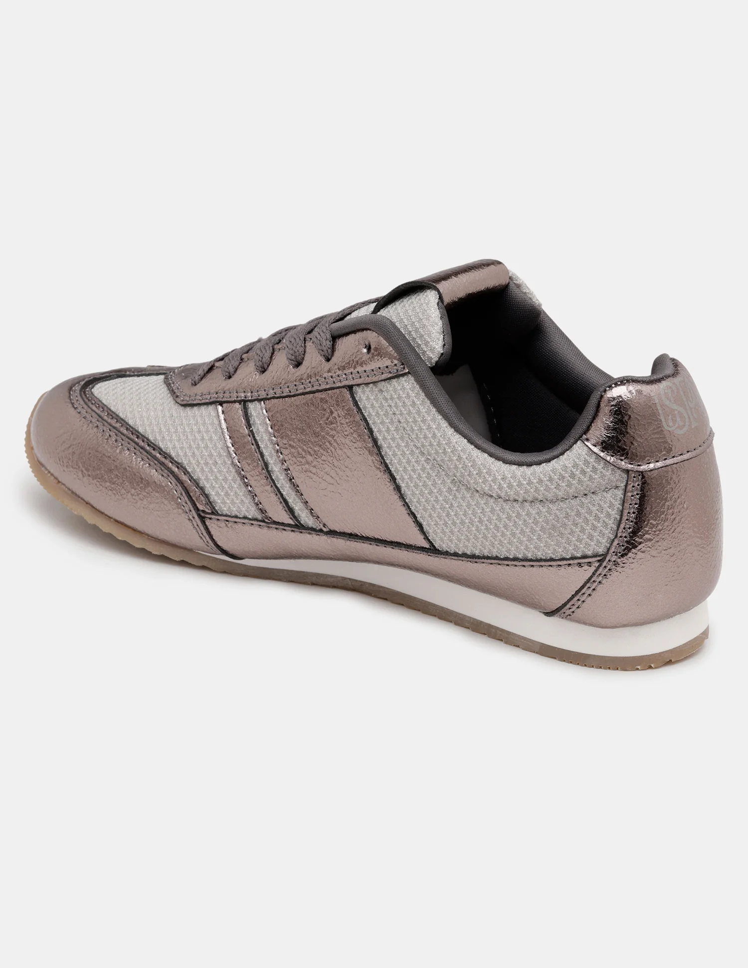 Women Reverie Textured Round Toe Sneakers - Image 3