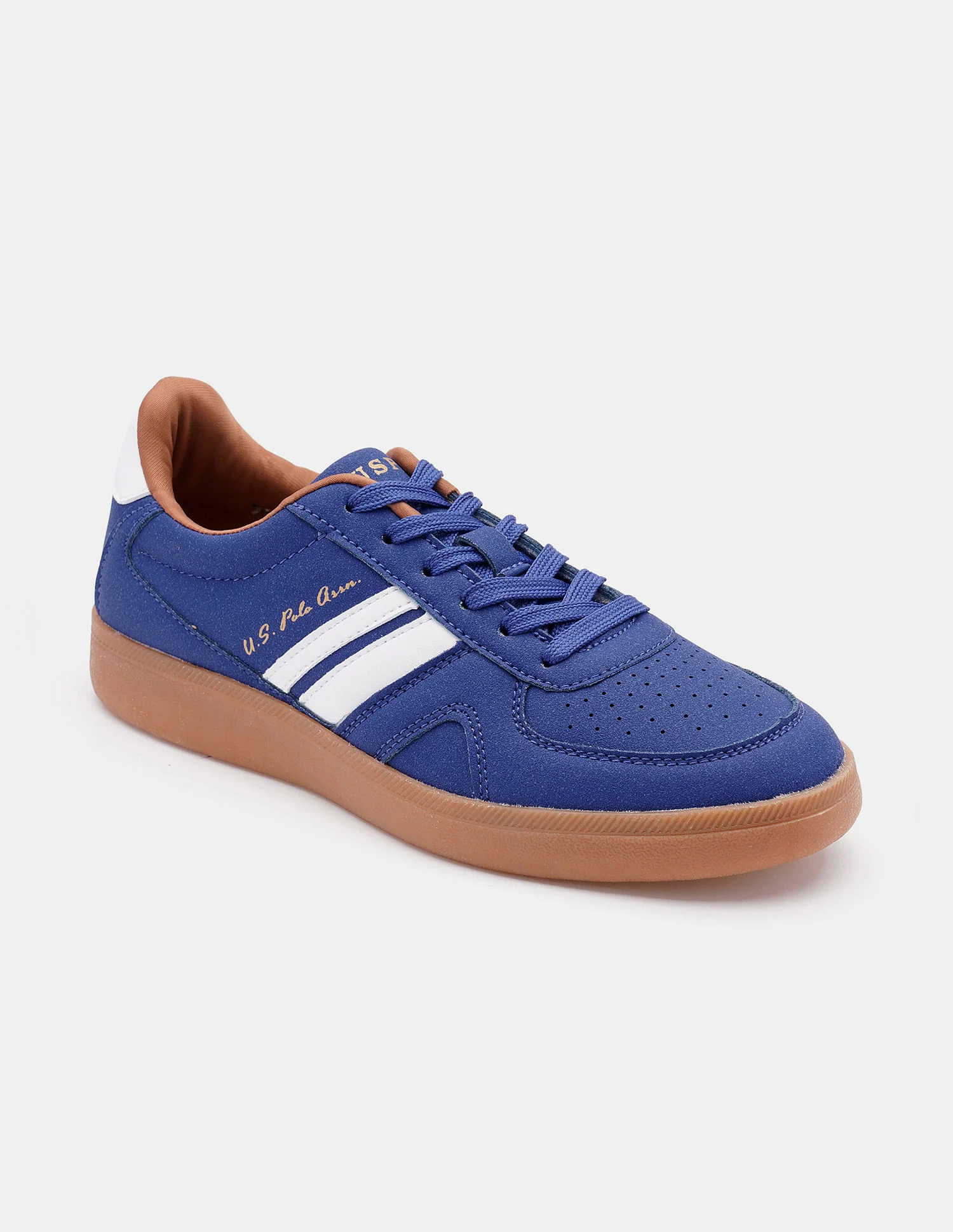 Women Round Toe Edda Striped Sneakers - Image 2