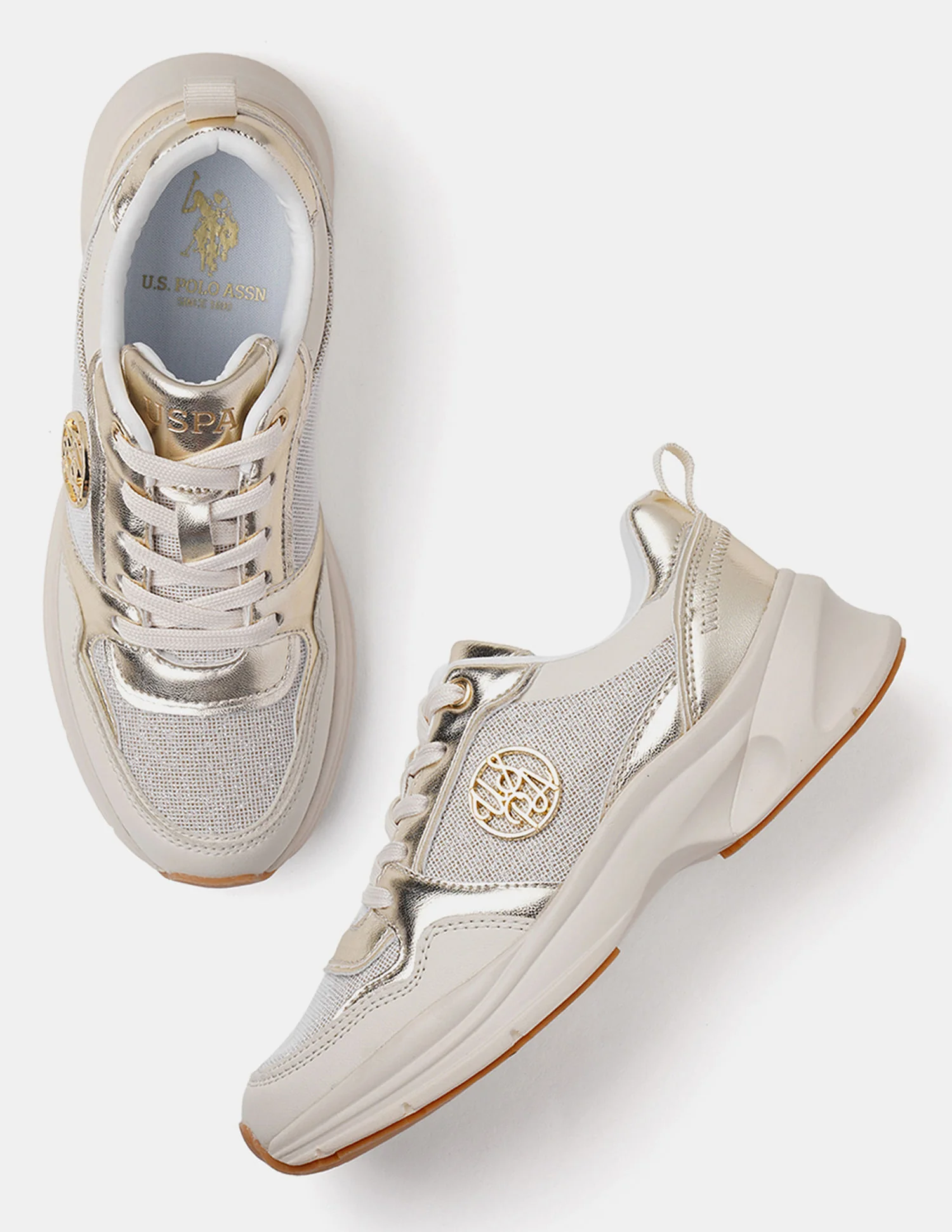 Women Round Toe Ginevra Sneakers - Image 3