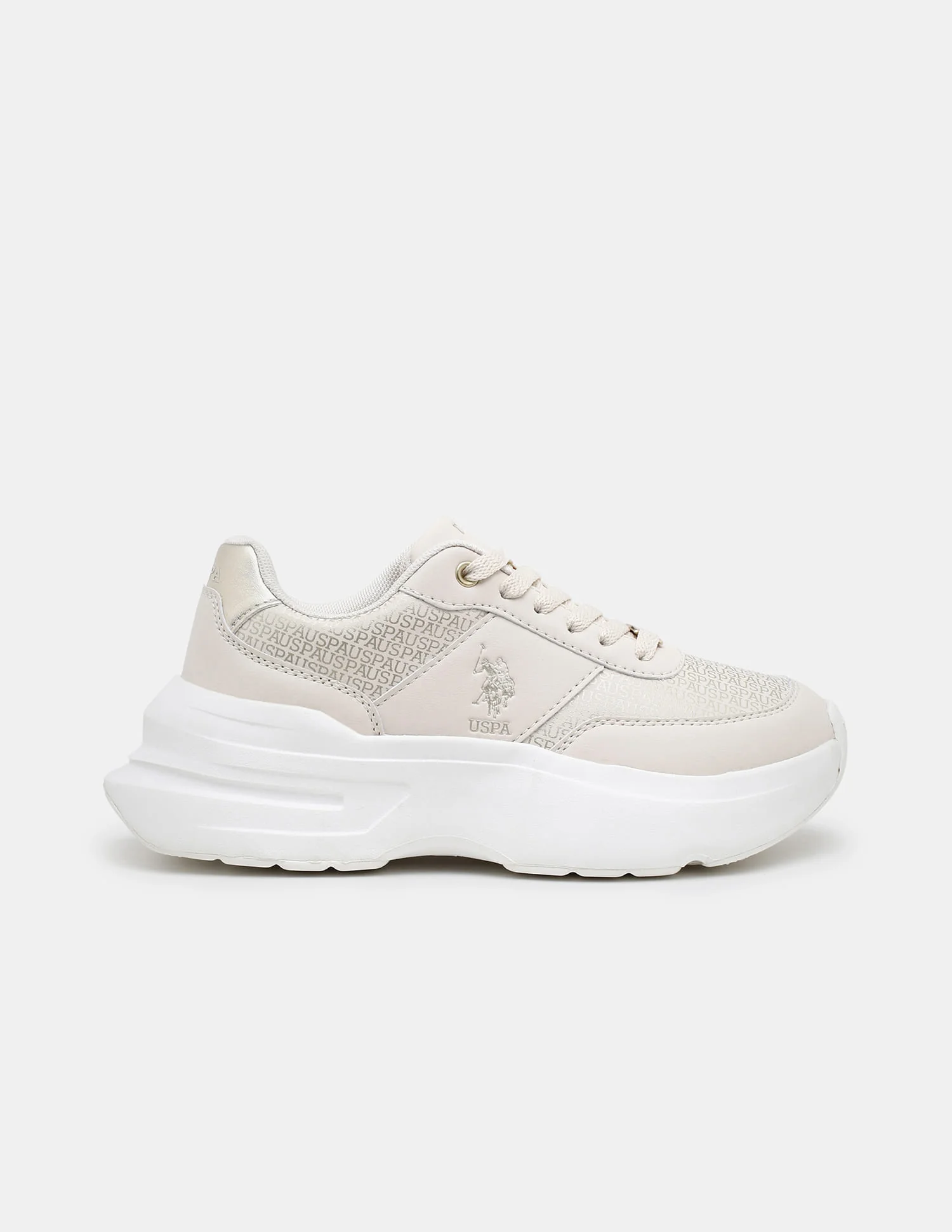 Women Thea Metallic Brand Printed Sneakers - Image 4