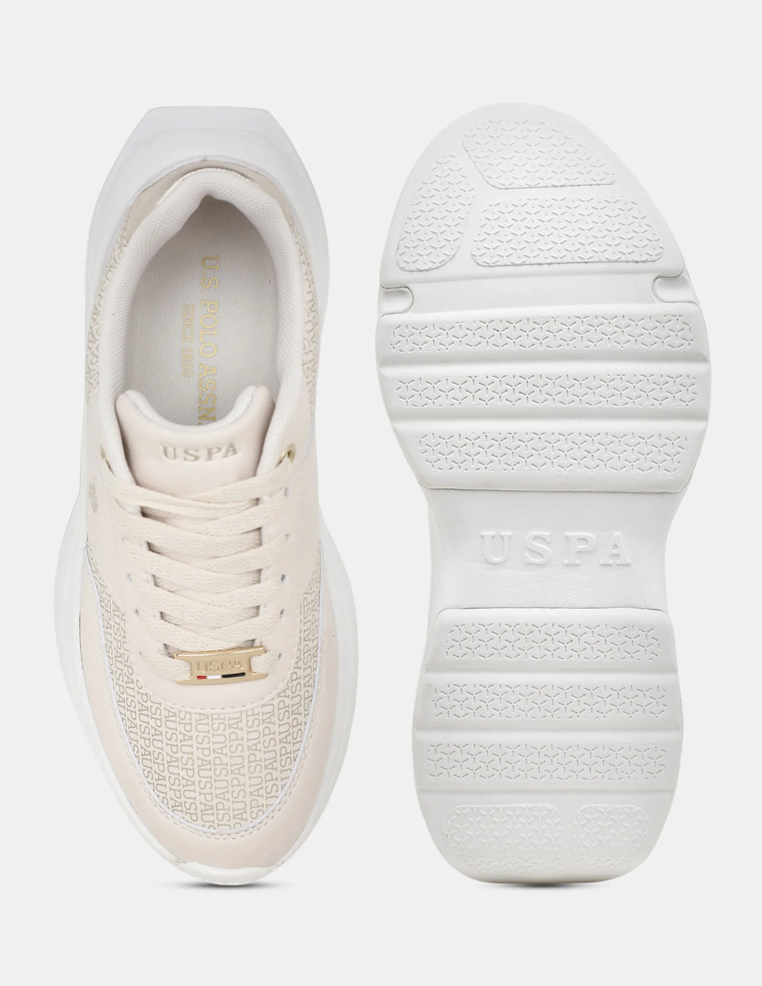 Women Thea Metallic Brand Printed Sneakers - Image 5