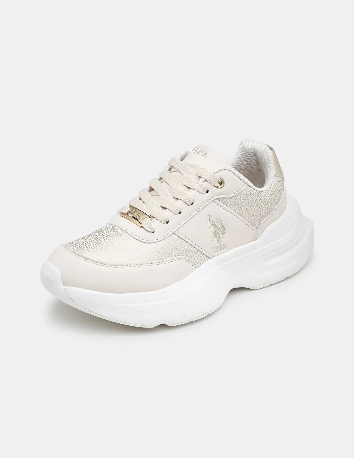 Women Thea Metallic Brand Printed Sneakers - Image 6