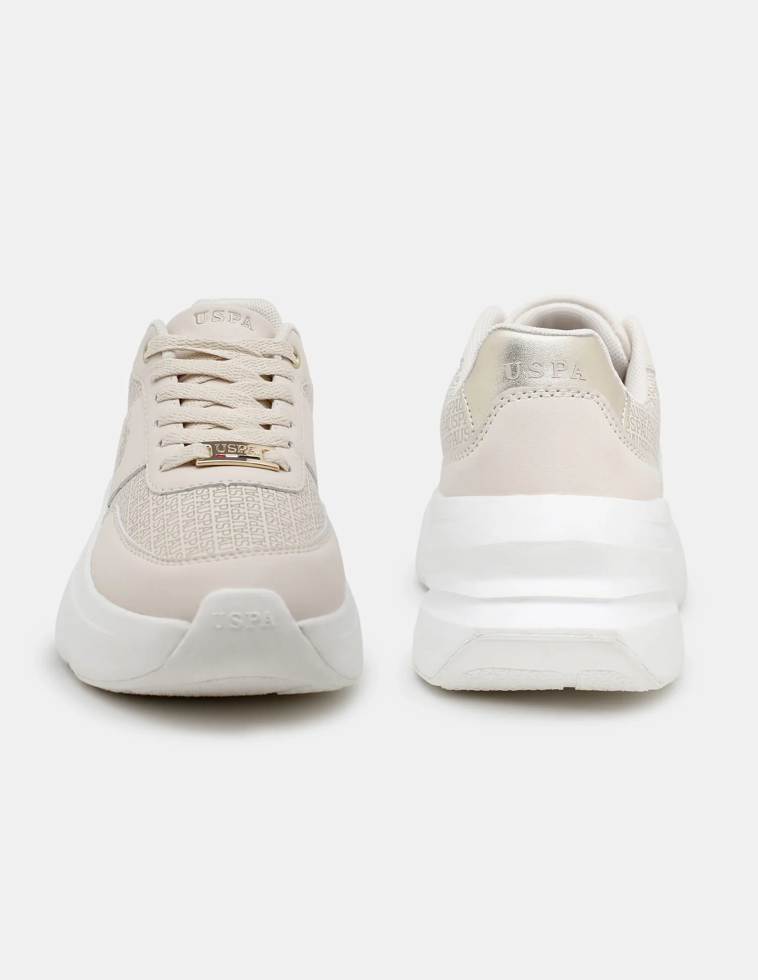 Women Thea Metallic Brand Printed Sneakers - Image 8