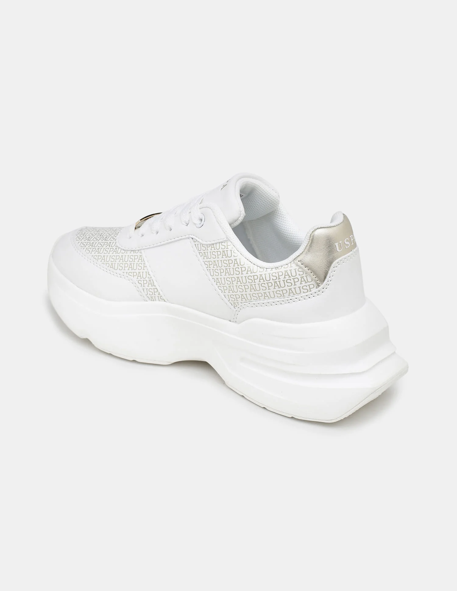 Women Thea Metallic Brand Printed Sneakers - Image 3