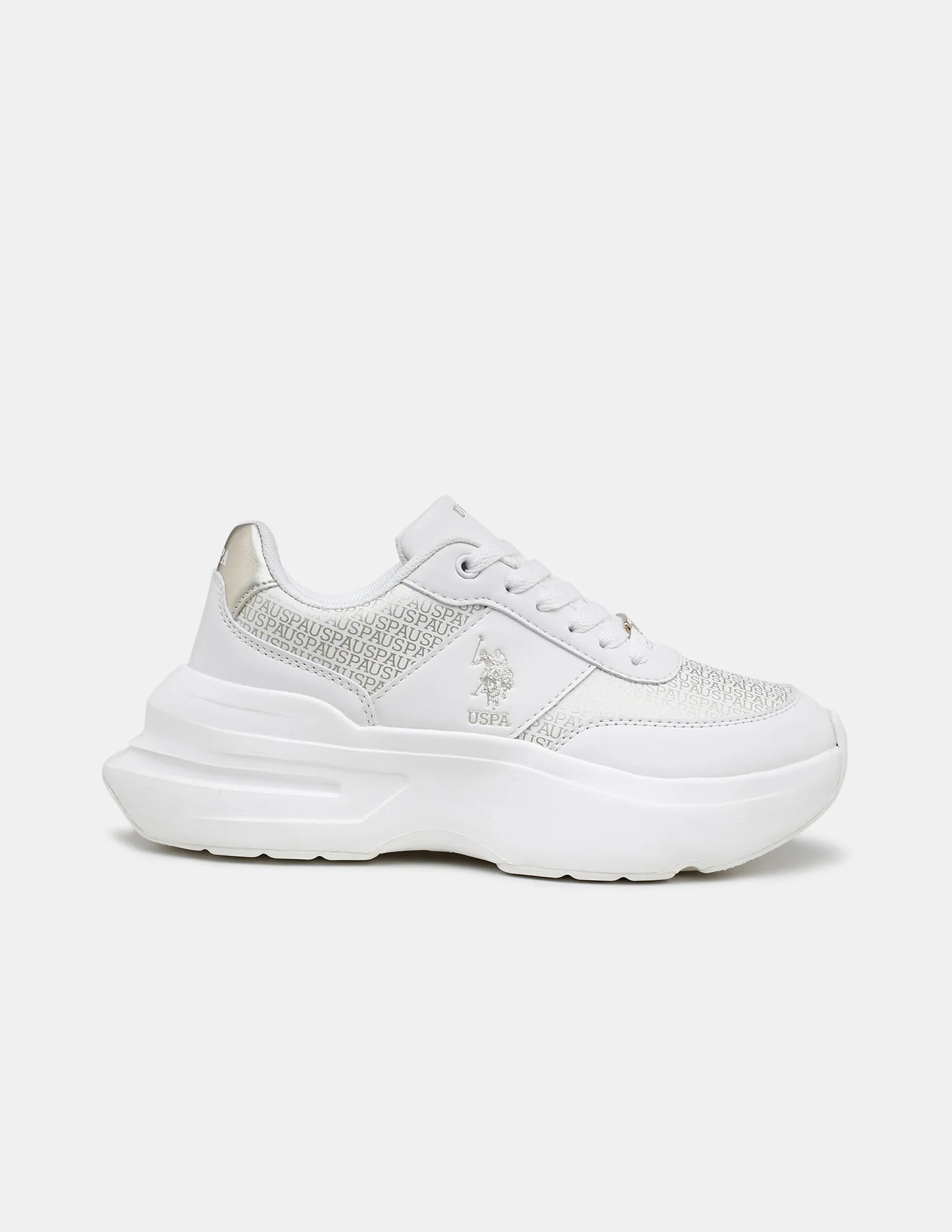 Women Thea Metallic Brand Printed Sneakers - Image 4