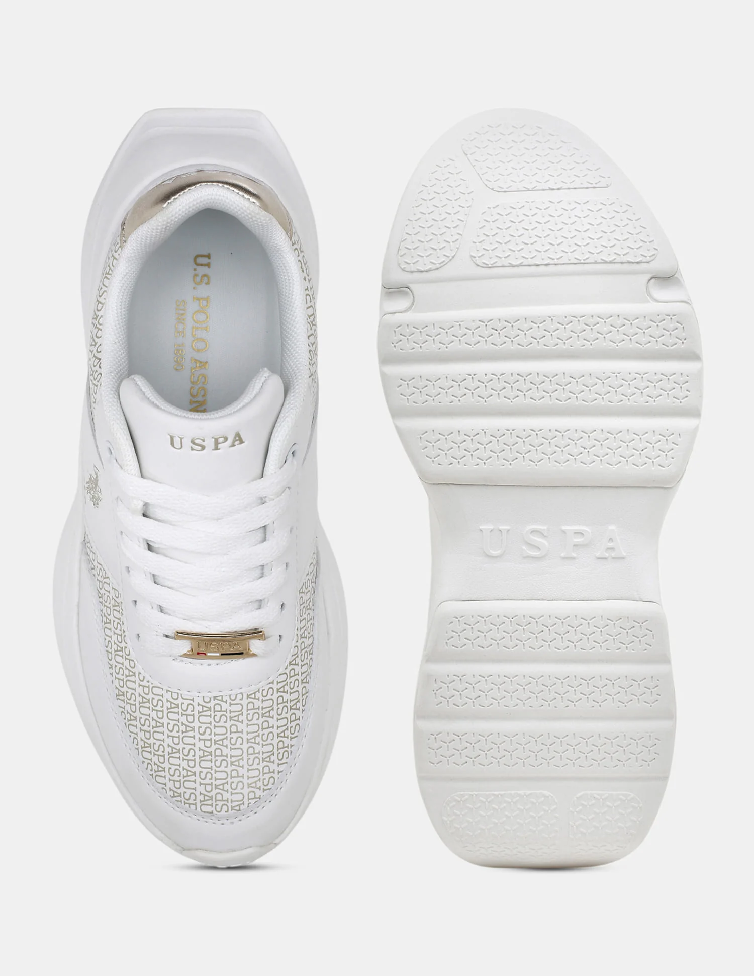 Women Thea Metallic Brand Printed Sneakers - Image 5