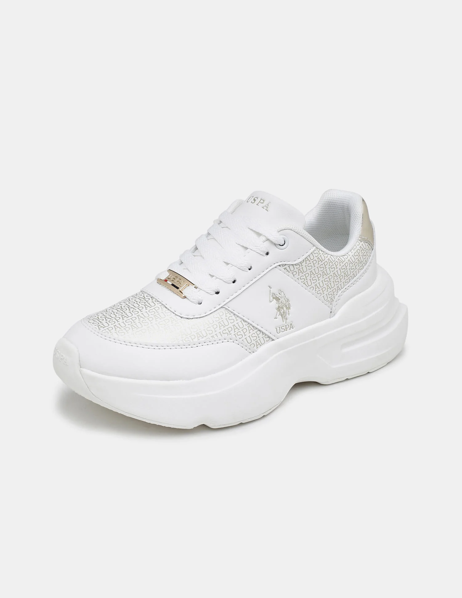 Women Thea Metallic Brand Printed Sneakers - Image 6