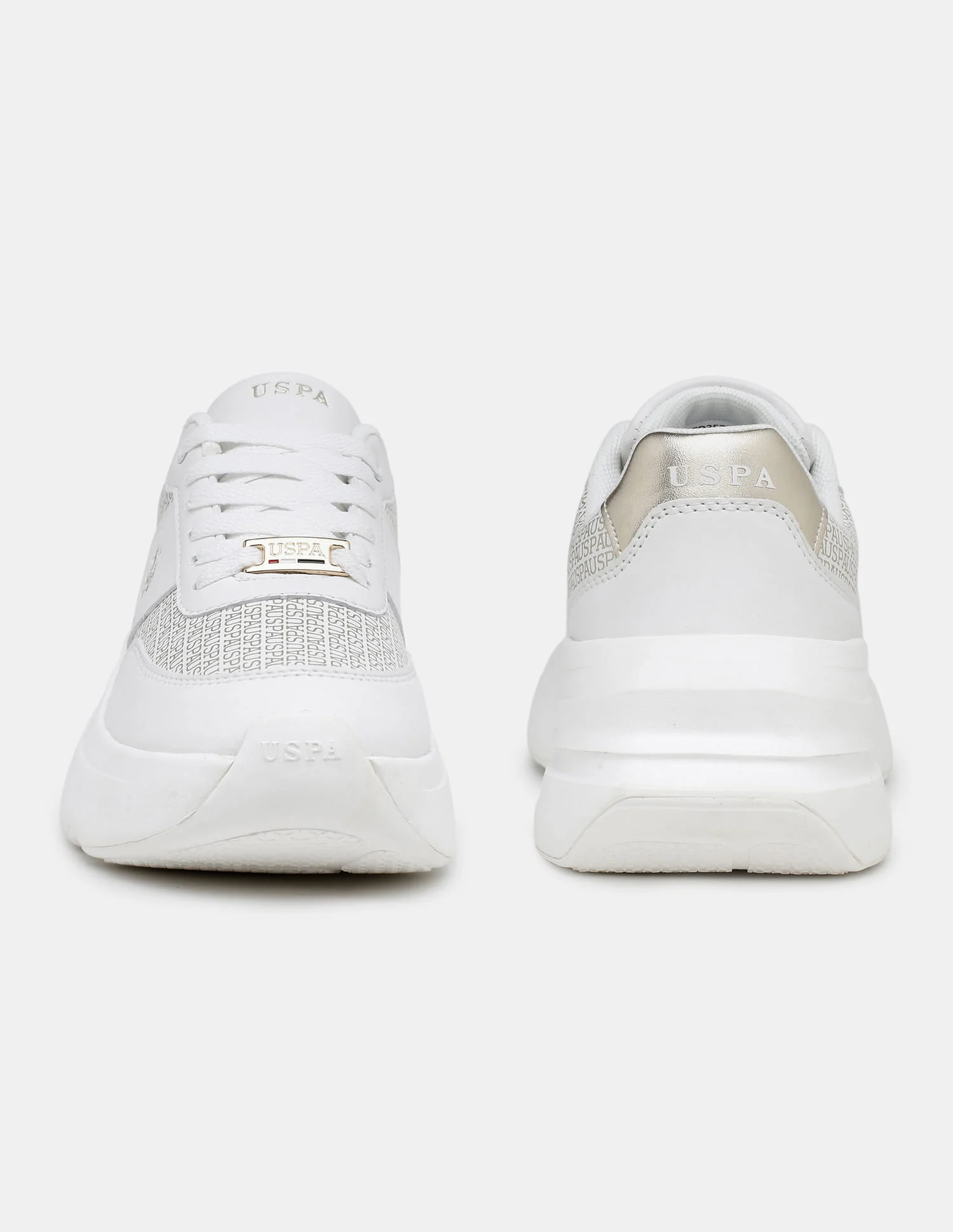 Women Thea Metallic Brand Printed Sneakers - Image 8