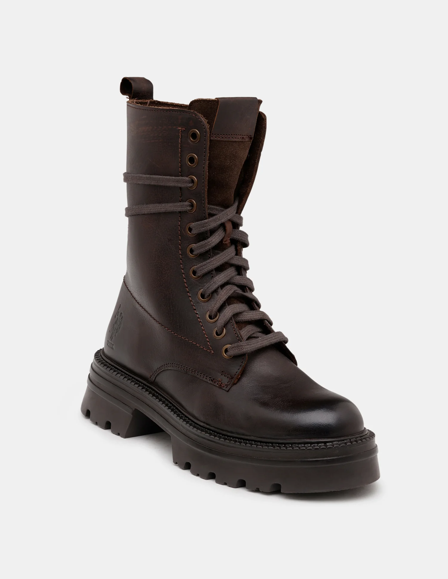 Women Virelle Leather Lace Ups Boots - Image 2