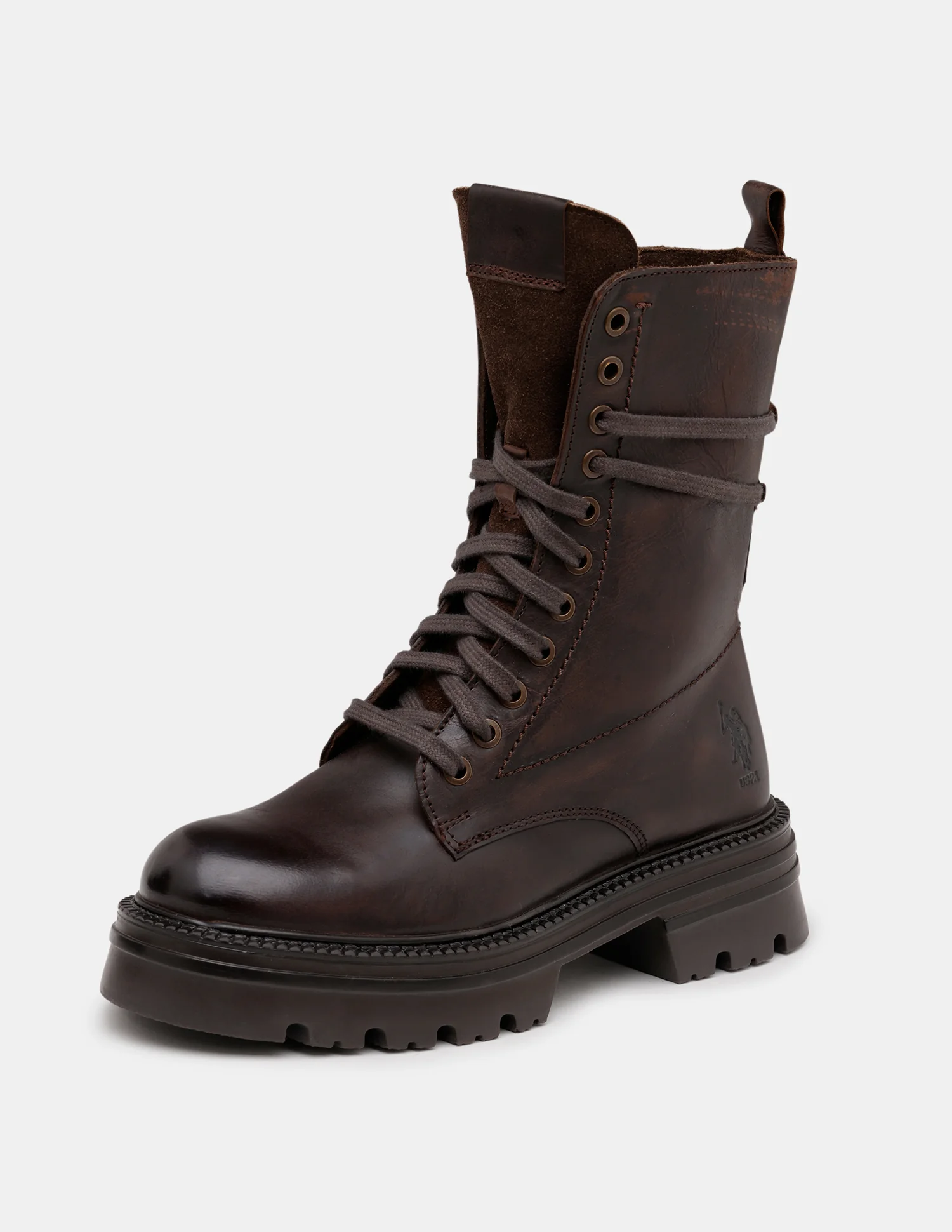 Women Virelle Leather Lace Ups Boots - Image 4