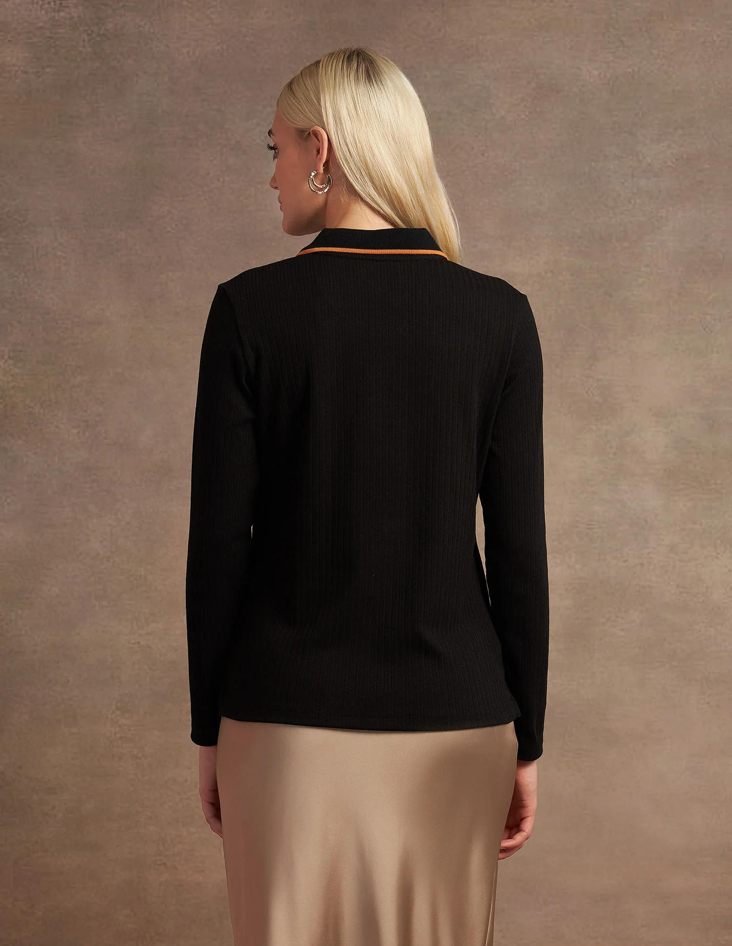 Zip Up Regular Polo Shirt - Image 5