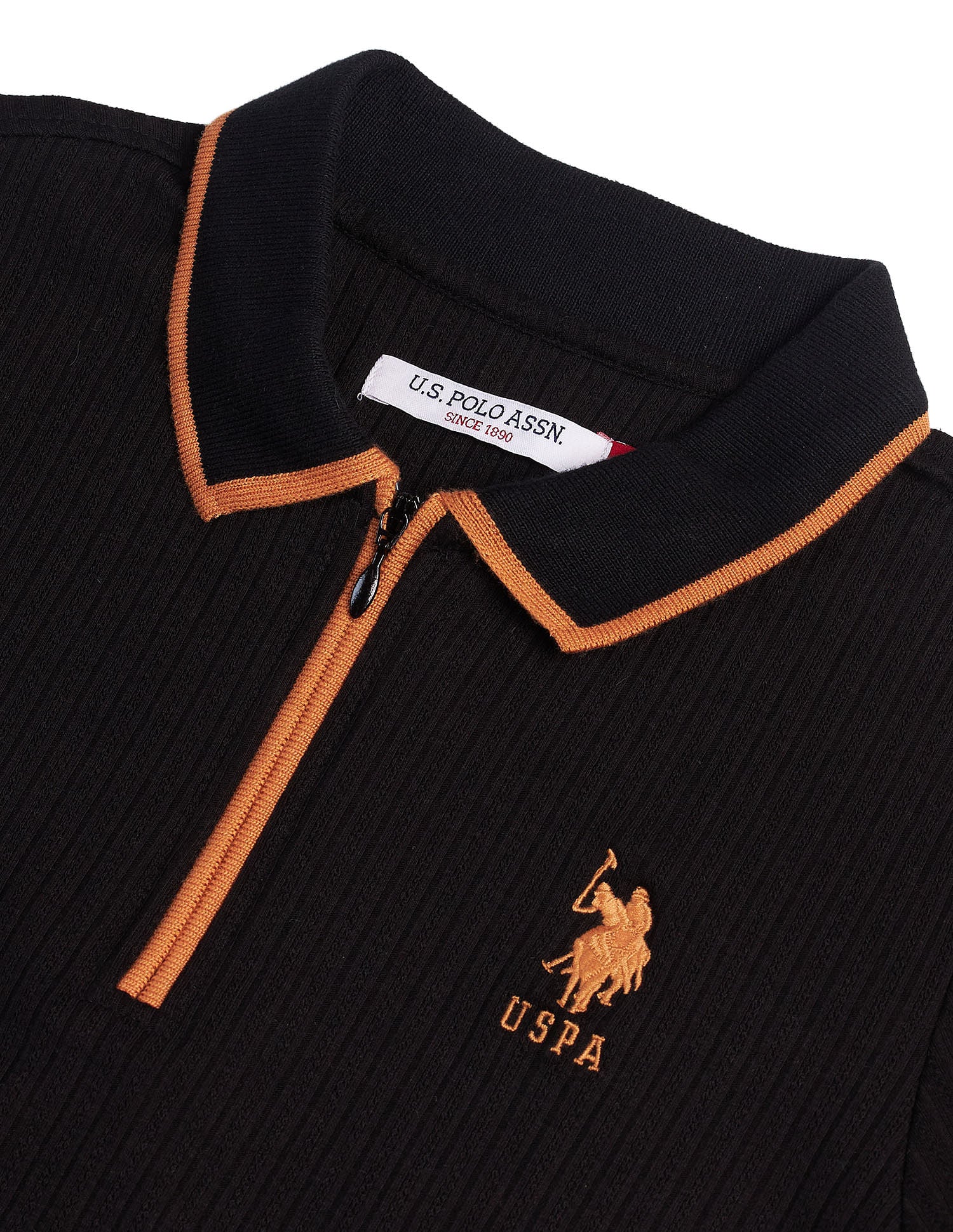 Zip Up Regular Polo Shirt - Image 8