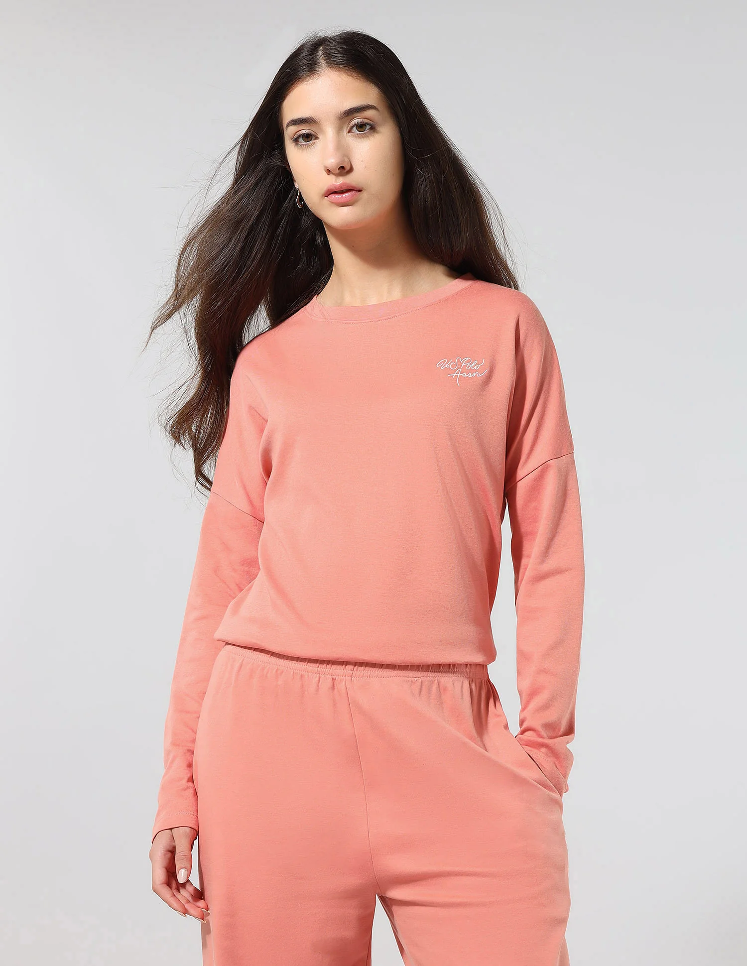 On The Go Boat Neck Relaxed Fit Lounge T-Shirt - Image 7