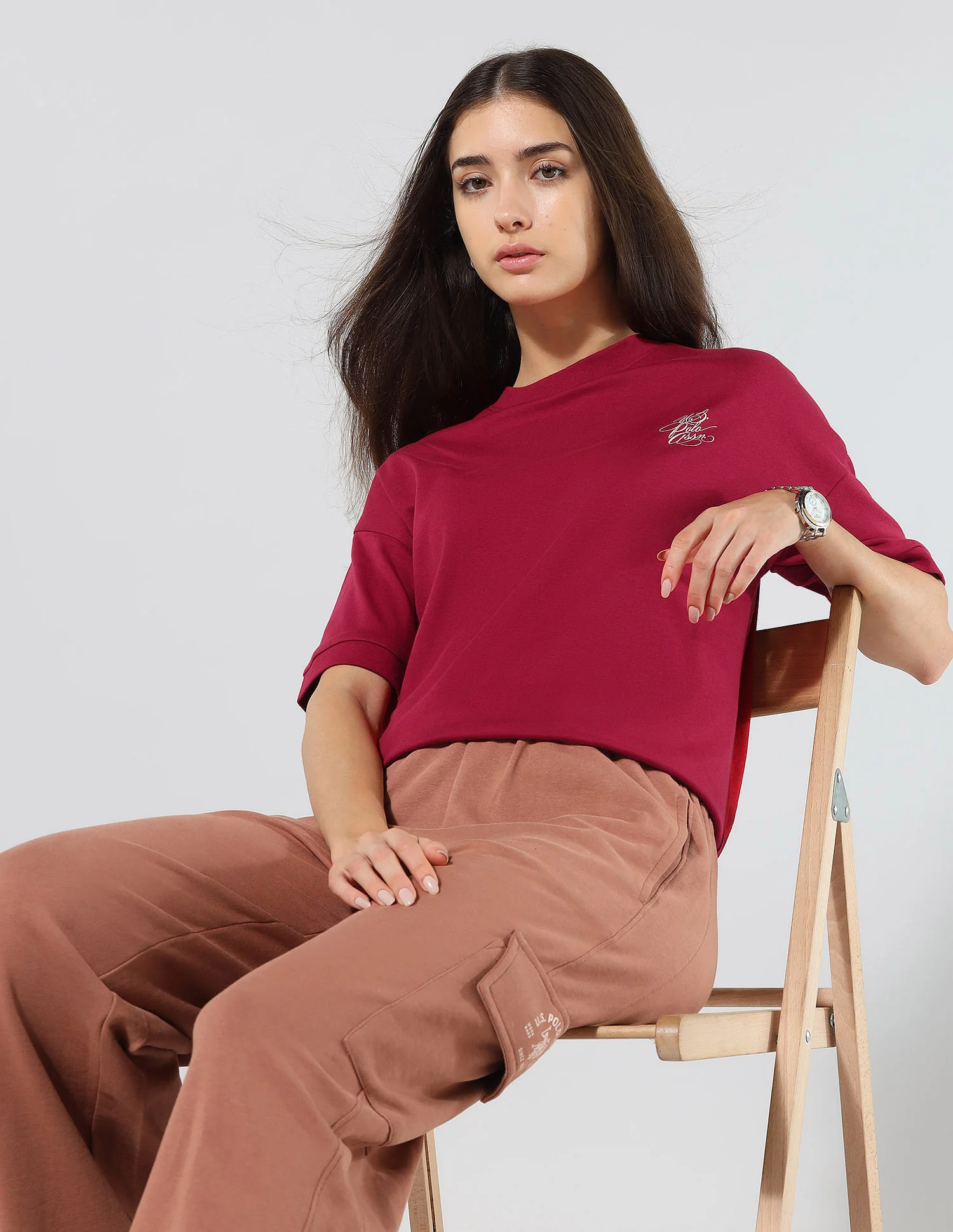 On The Go Boxy Fit Solid Lounge T-Shirt - Image 4