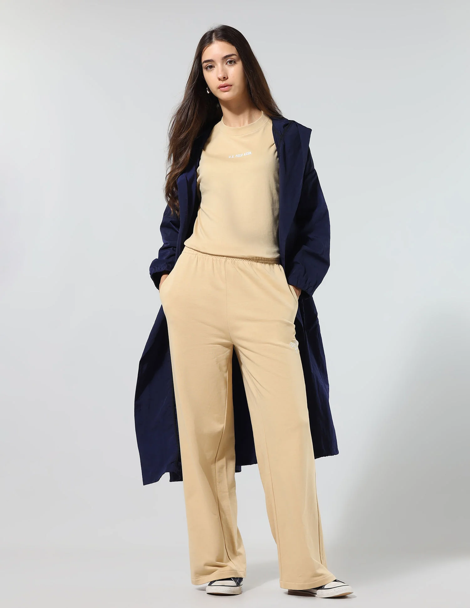 On The Go Crew Neck Boxy Fit Solid Lounge T-Shirt - Image 3