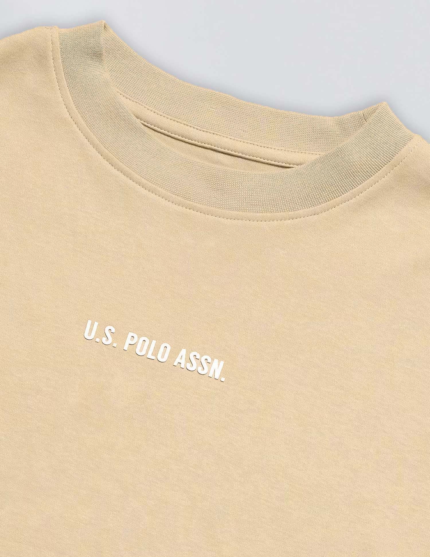 On The Go Crew Neck Boxy Fit Solid Lounge T-Shirt - Image 9