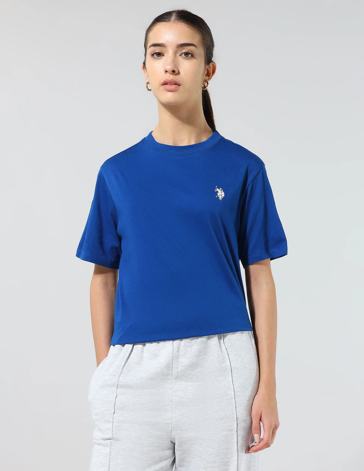 On The Go Boxy Fit Solid Lounge T-Shirt - Image 7