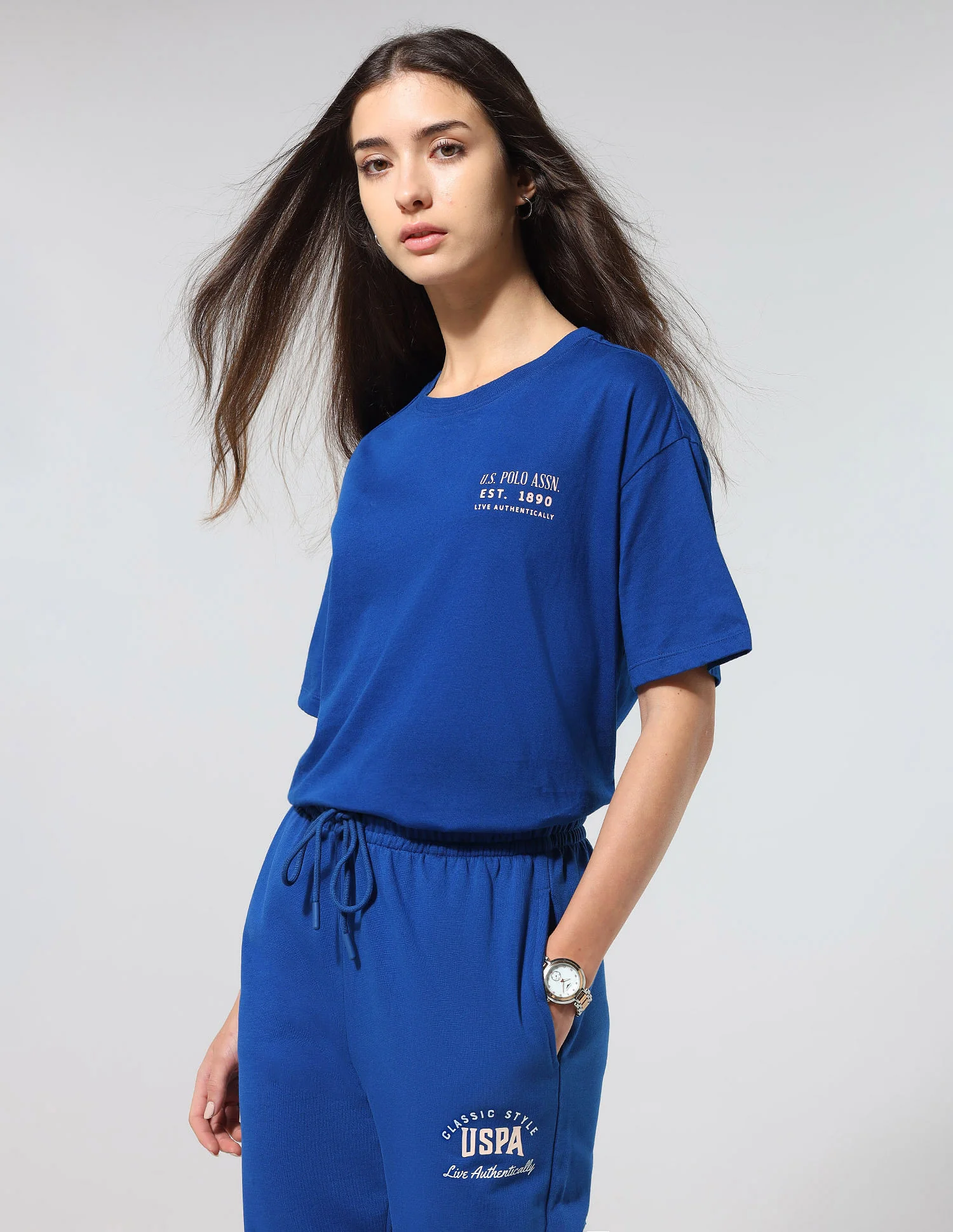 The Transit Ready Boyfriend Fit Brand Printed Lounge T-Shirt - Image 4