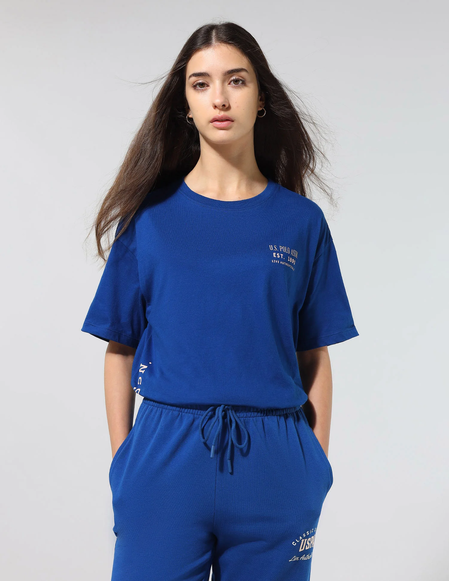 The Transit Ready Boyfriend Fit Brand Printed Lounge T-Shirt - Image 6